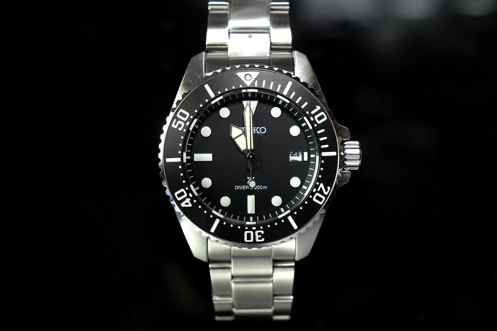 NEW Seiko Prospex SBDJ063 Solar Quartz Diver Scuba Stainless Steel JDM
