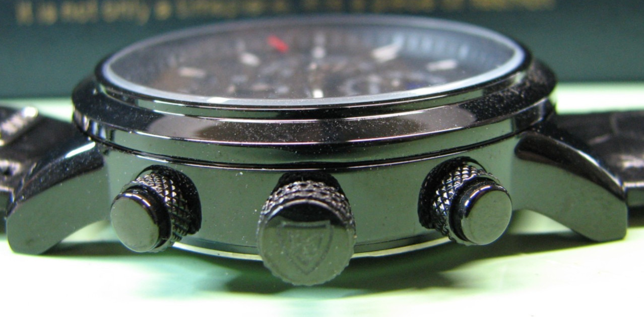 Lige Quartz Chronograph with 24 hour am/pm Sub-Dial