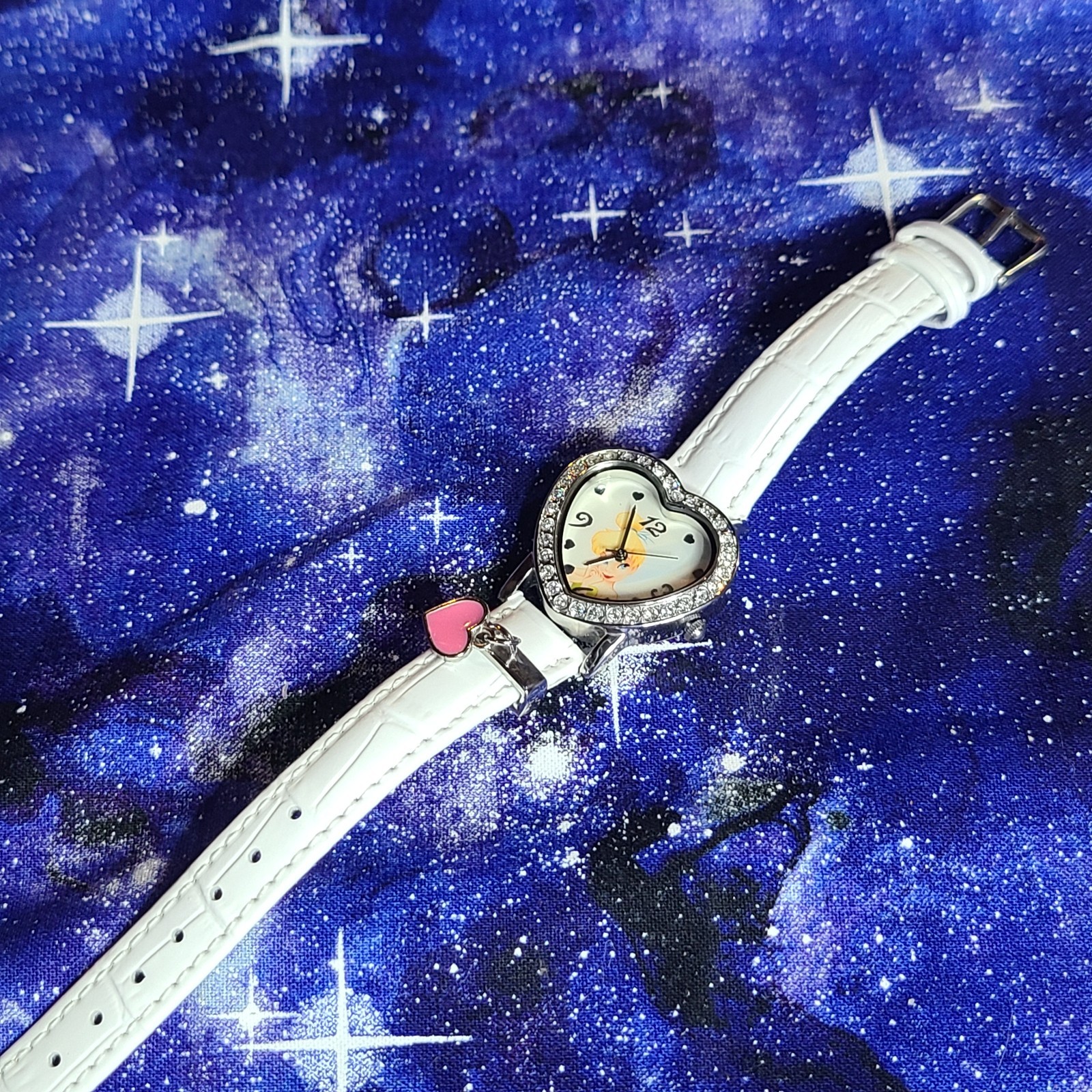 Disney Tinker Bell Watch TNKAQ642 Heart Box Ready To Wear | See Video