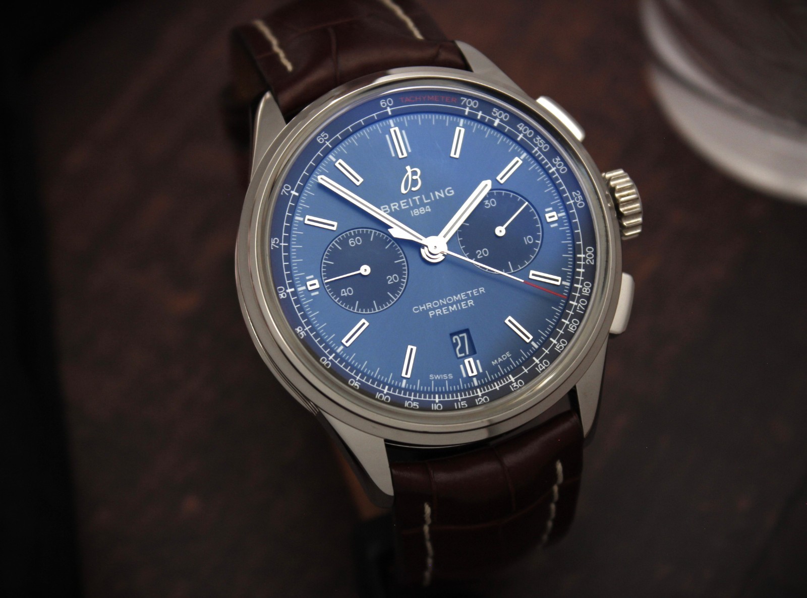 Breitling Premier B01 Chronograph 42 AB0118 2023 Full Set inc Warranty 2x Straps