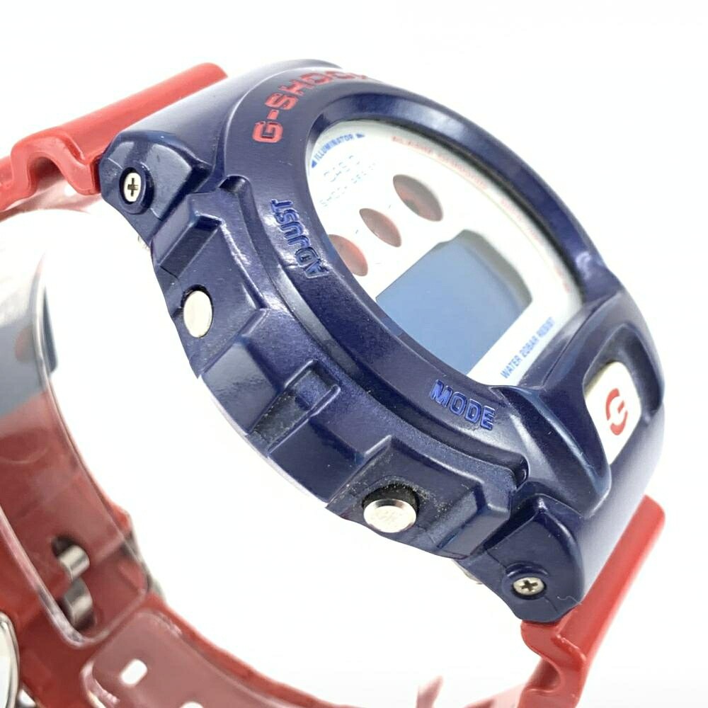[Good] CASIO G-SHOCK DW-6900AC Blue Red Digital Quartz Men’s Watch from Japan