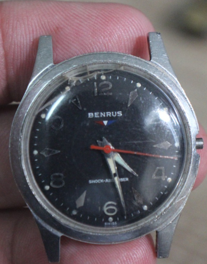 BENRUS Mechanical 17 Jewels Men’s Watch DR 2F1