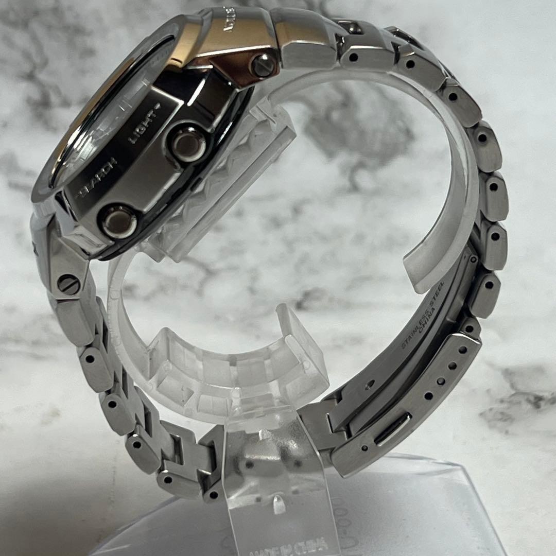 CASIO G-SHOCK AWM-500D-1A8JF Full Metal Silver Watch Used