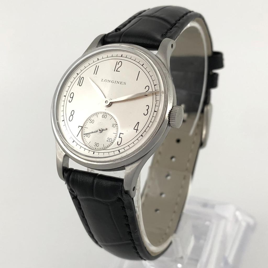SWISS RARE LONGINES FROM CA 1920 MANUAL WIND WORKING WELL STEEL JUNIOR WATCH
