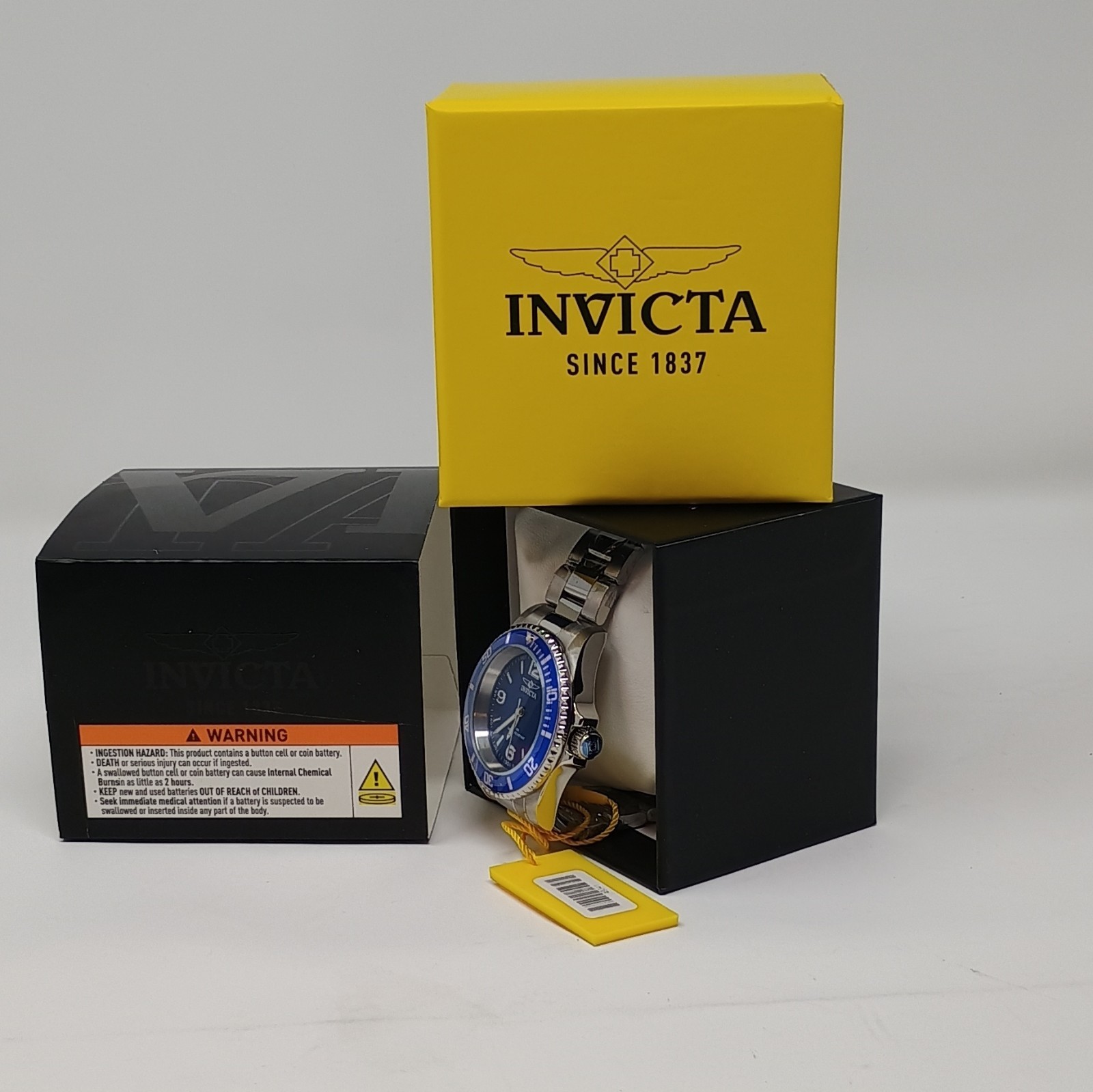 Invicta Pro Diver 40mm Quartz Blue Dial/Bezel Date 100m Diver Watch w/ Box F