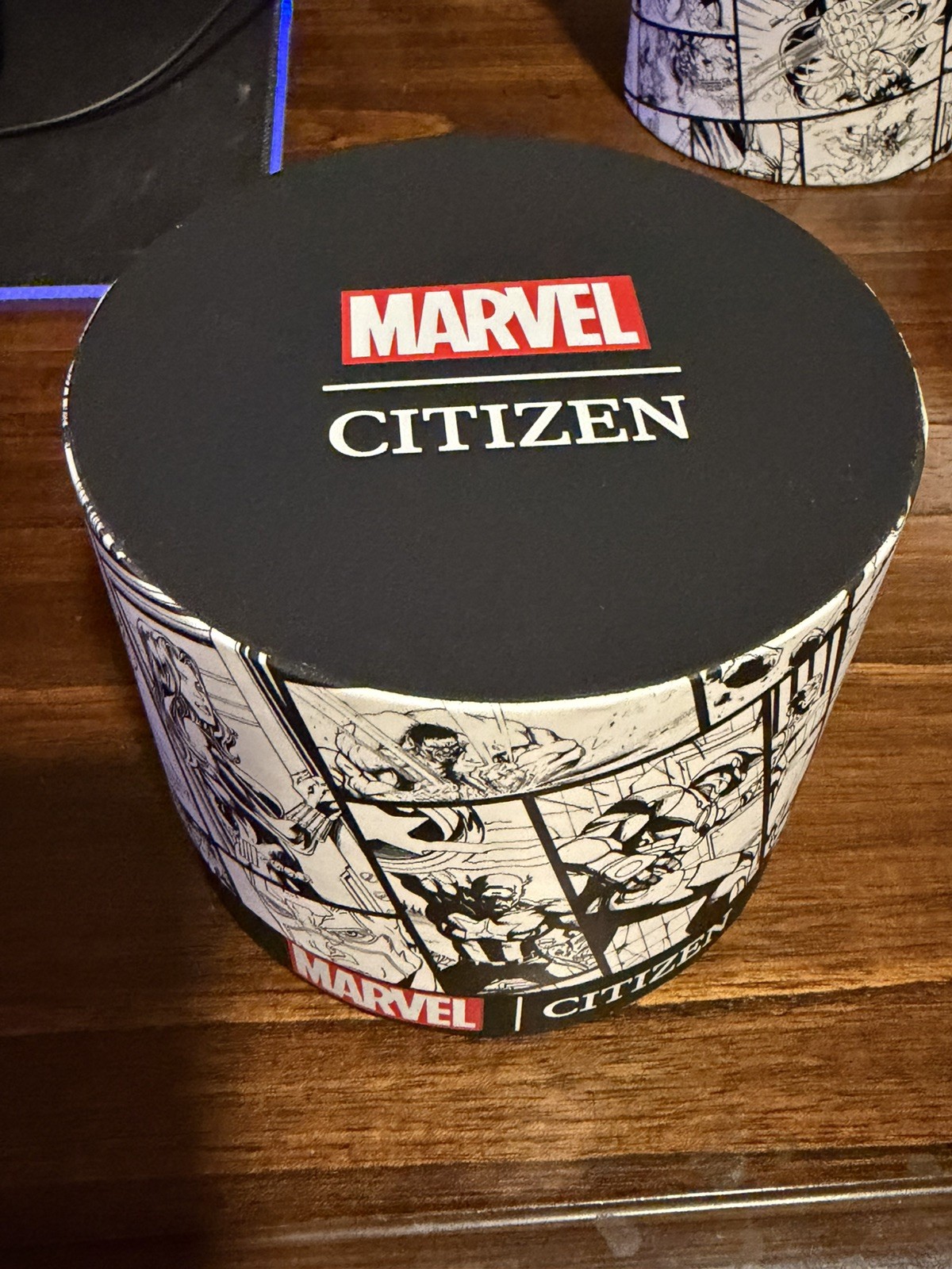 Citizen Marvel Avengers Eco-Drive Blue Dial Stainless Steel Watch AW1651-52W