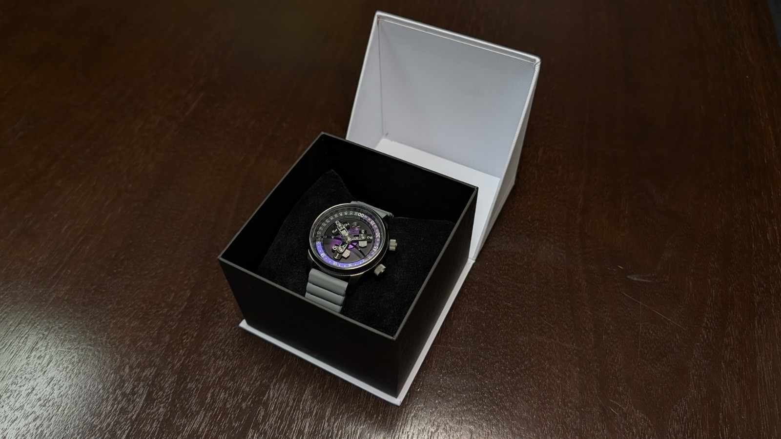 Deep Blue DayNight 45 Tritdiver T-100 Automatic Diver Watch Blue Bezel/Dark Blue
