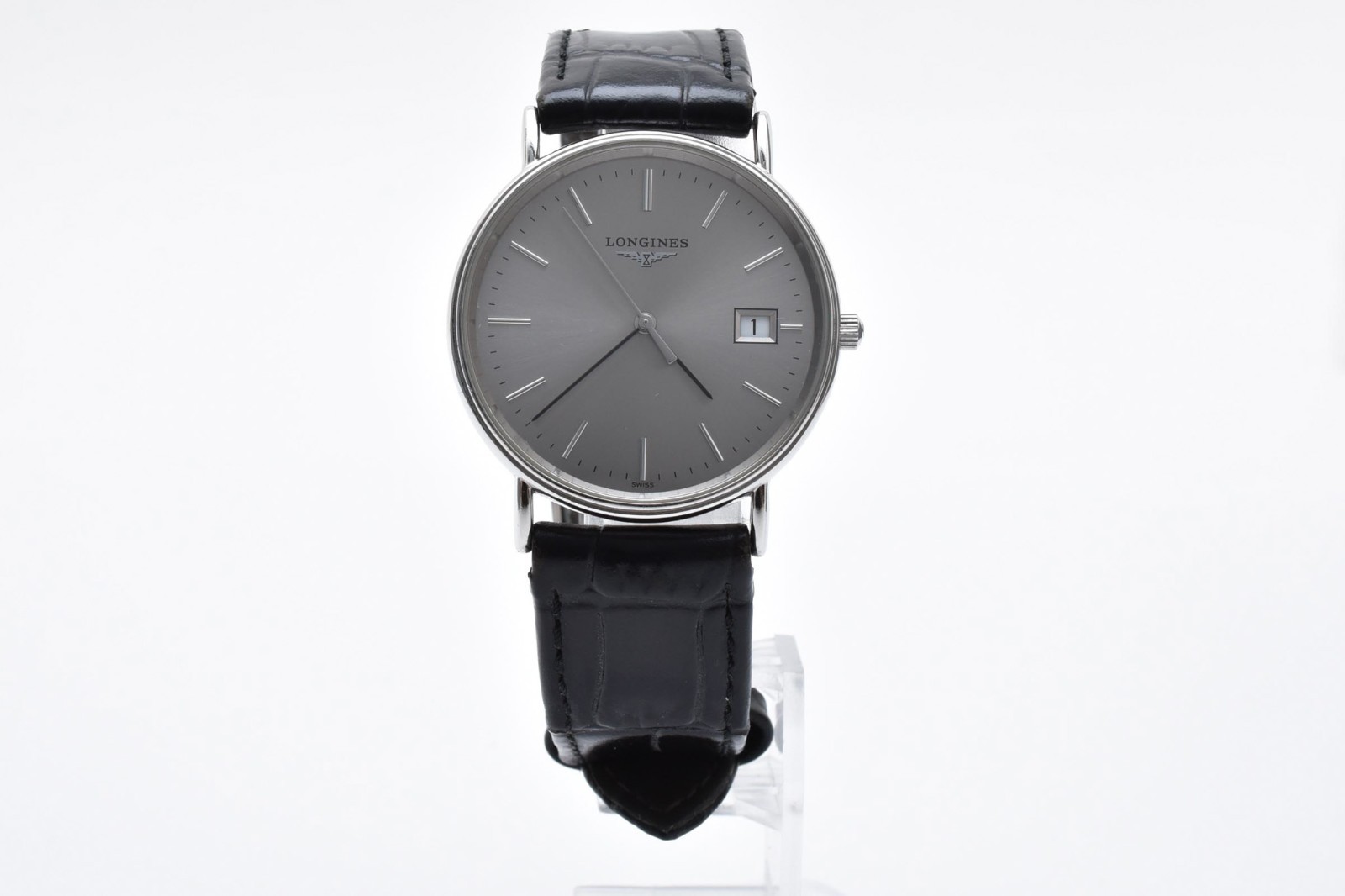 [Near MINT] LONGINES Grand Classic L4.720.4 Silver Dial Date Quartz Men’s Watch