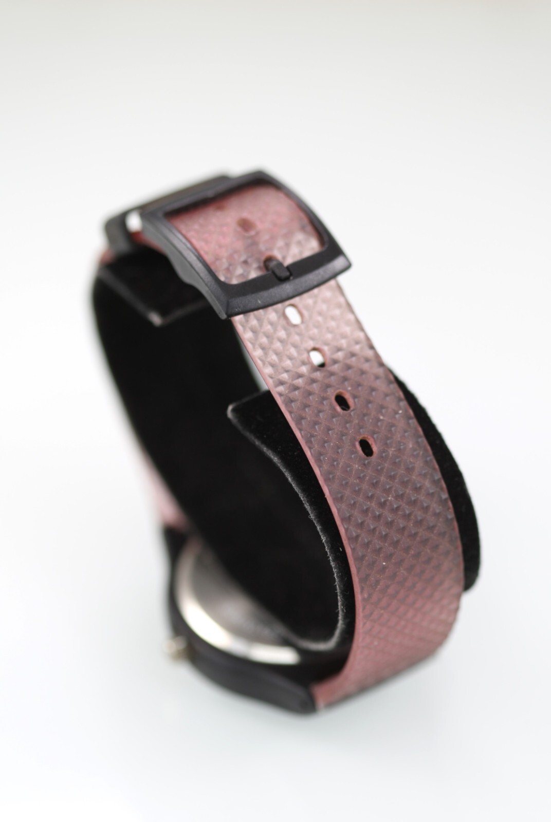 VP Art Watch Unisex Black Pink Plastic Battery Water Resistant Multicolor Quartz