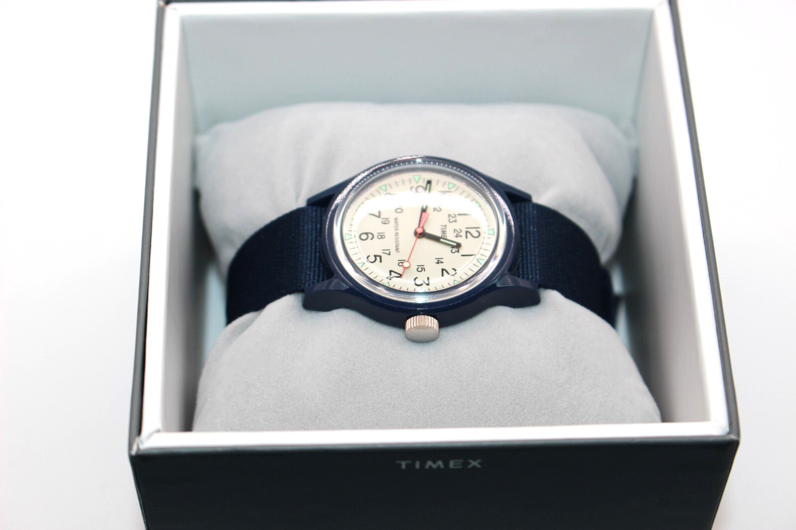 TIMEX Original Camper TW2U84200 36mm Ivory x Navy Resin Polycarbonate Unisex