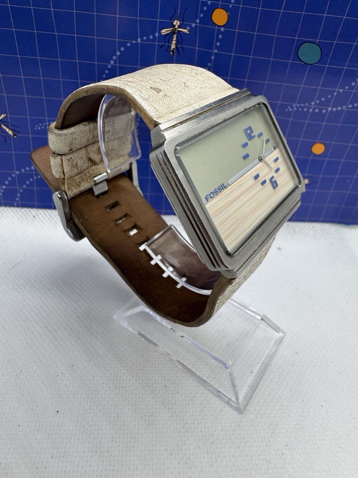Rare Fossil Watch JR-9445 Working