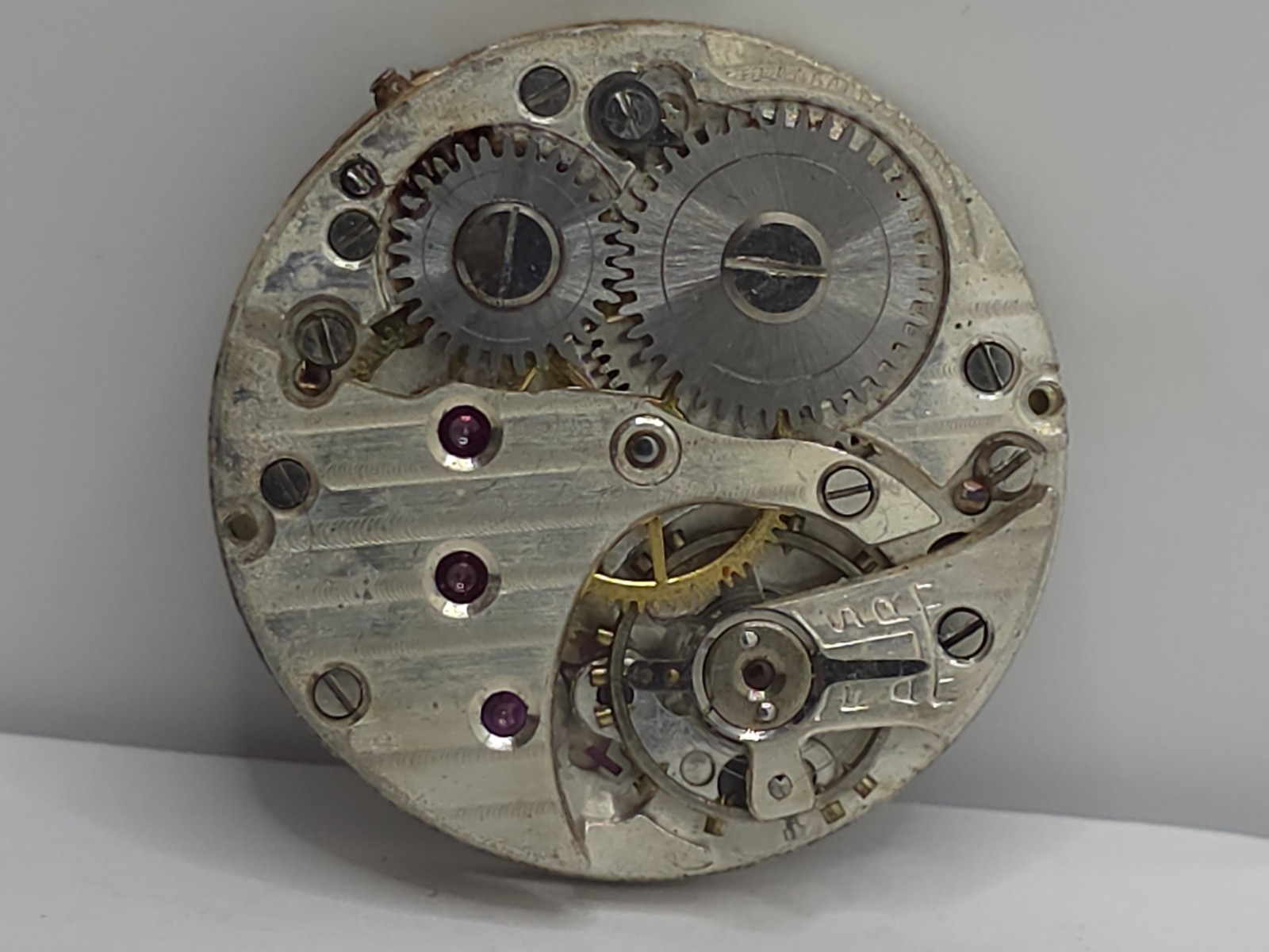 Vintage Perfex Watch Movement Cal. 233 cupillard From 1930 Good Balance Parts