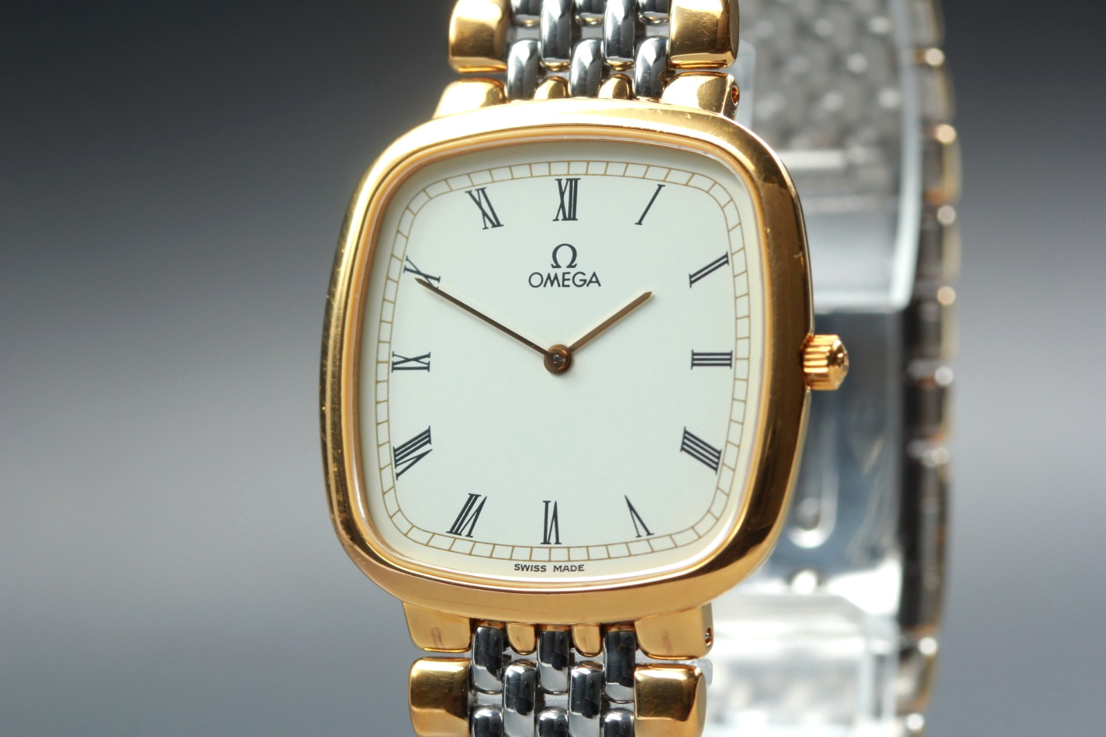 [Exc+5 w/Paper] OMEGA De Ville Cal.1378 Vintage 1989 Quartz Roman Men’s Watch
