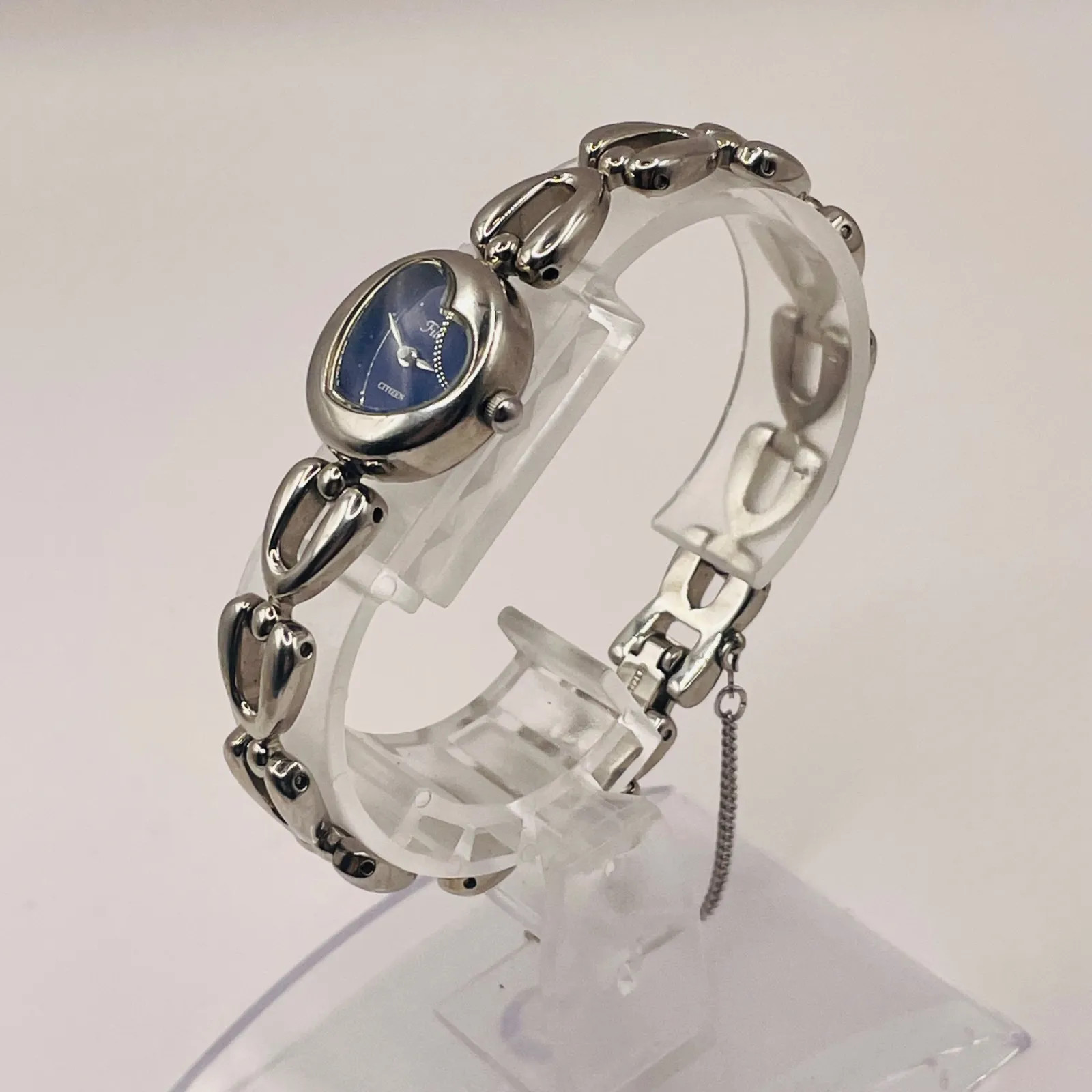 Citizen Fill Ladies’ Watch, Heart-Shaped, Blue Dial, Working Condition, B nu
