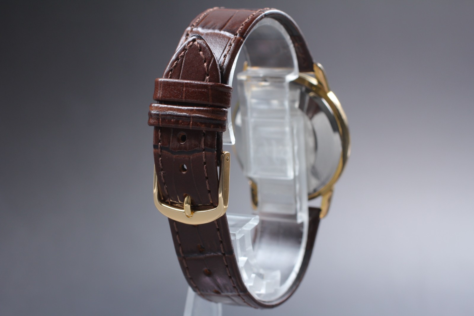 VINTAGE 1960s Omega Automatic 14702 SC Cal.552 Gold Round 33mm Men Watch JAPAN
