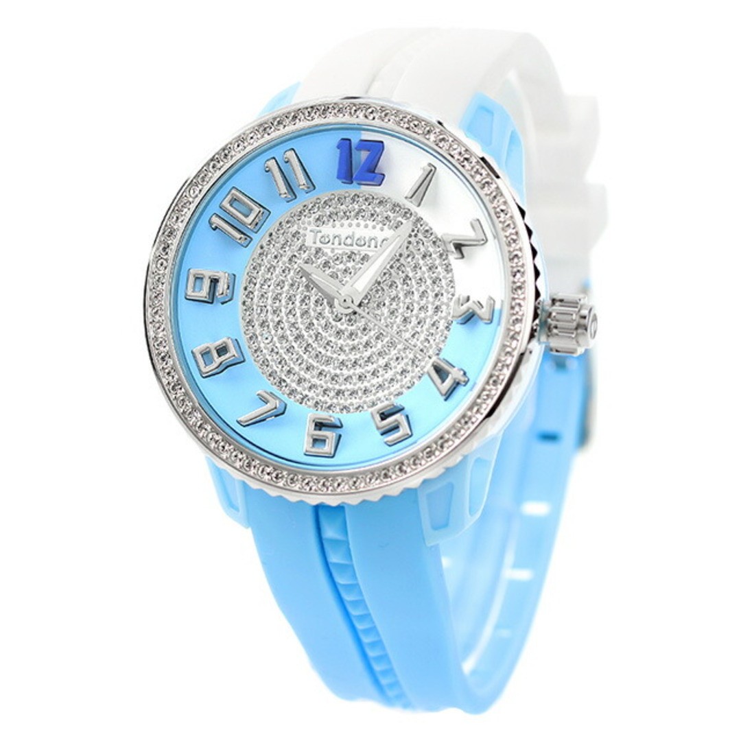 Tendence Men’s Watch Ty930110S Crazy Medium Quartz Silver White/Ice Blue Analog