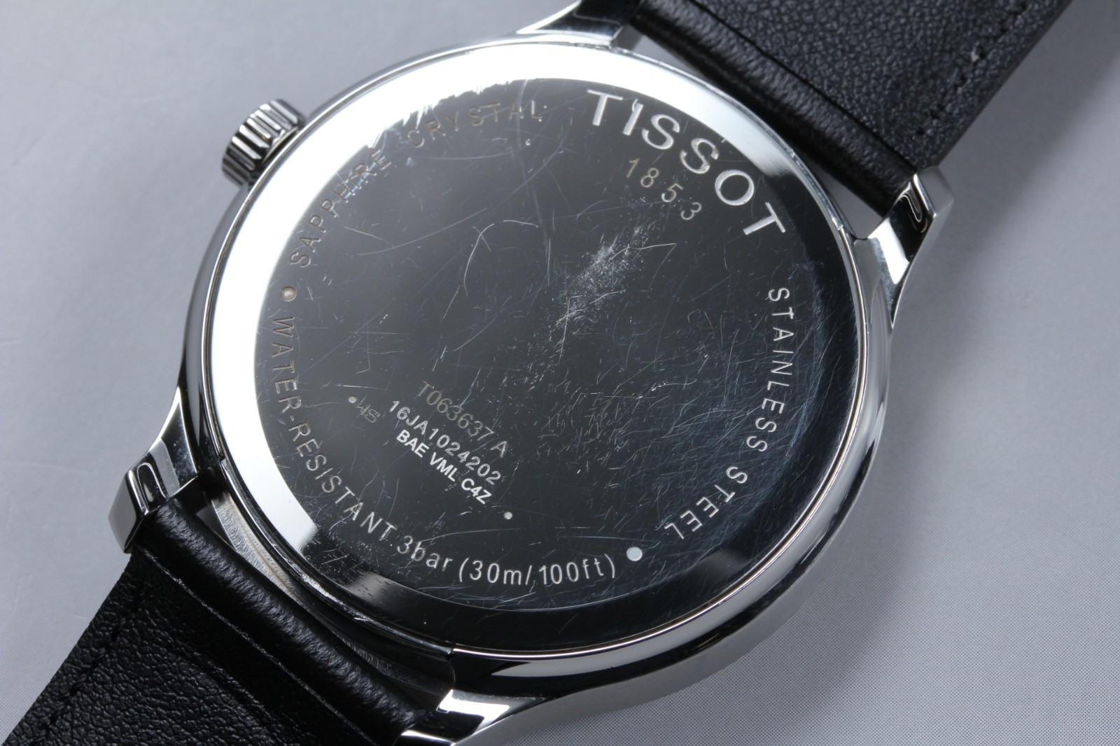 [N MINT] TISSOT Tradition Perpetual Calendar T063637A Black Quartz Men’s Watch