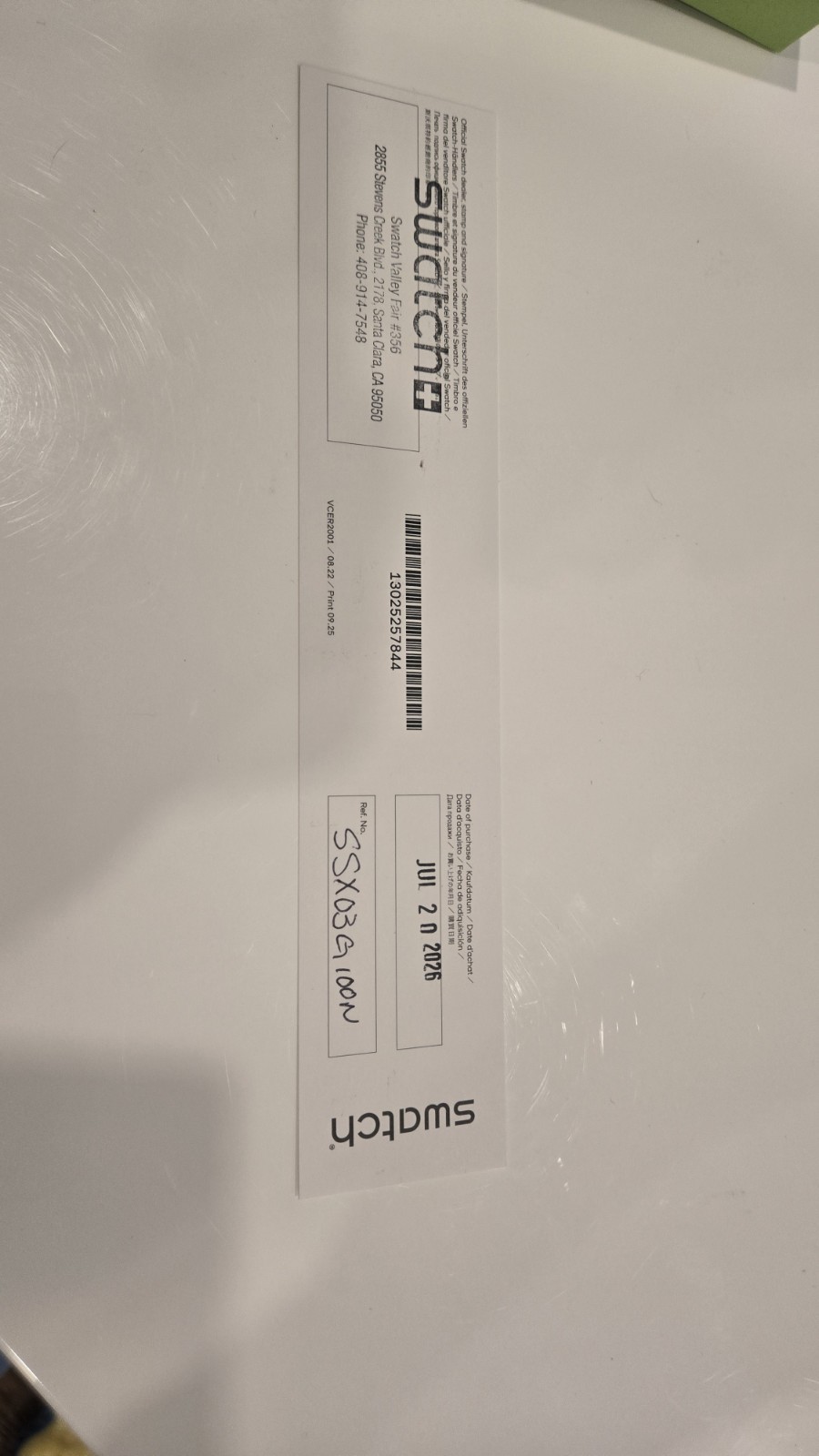 ap swatch watch