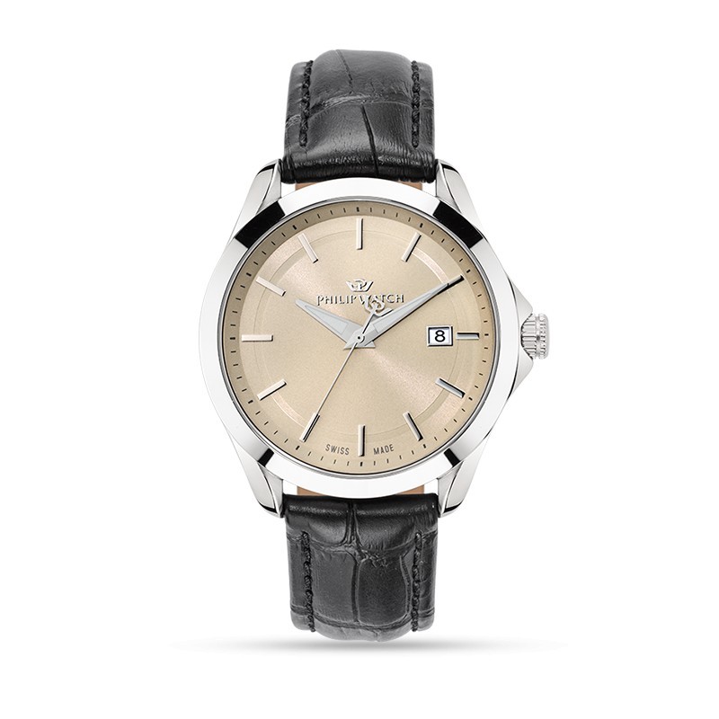 Philip Watch Blaze R8251165006 Men’s Leather Brown Ivory 41 mm