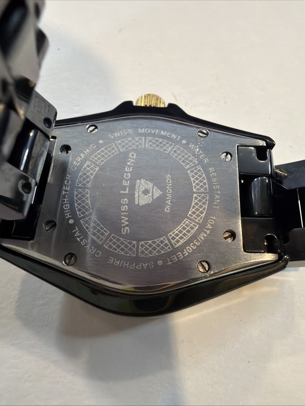 Swiss Legend Karamica Dress Watch Used Condition Needs Battery Good Condition