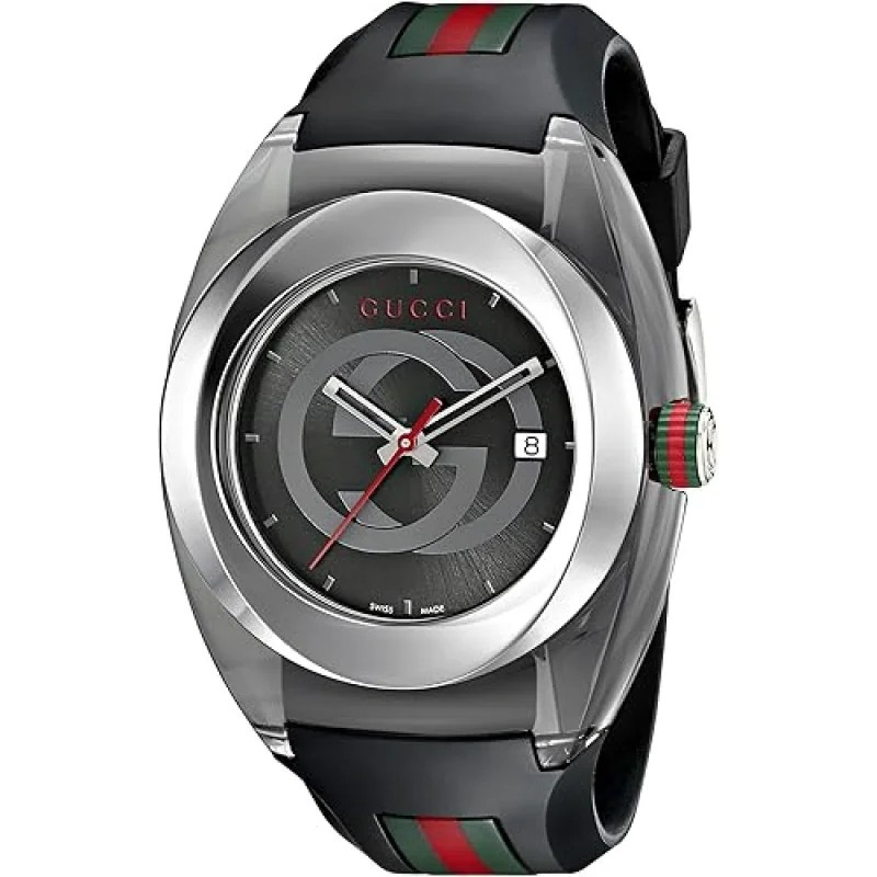 New Genuine Gucci Sync XXL Replacement Silicone Rubber Watch Band Strap YA137