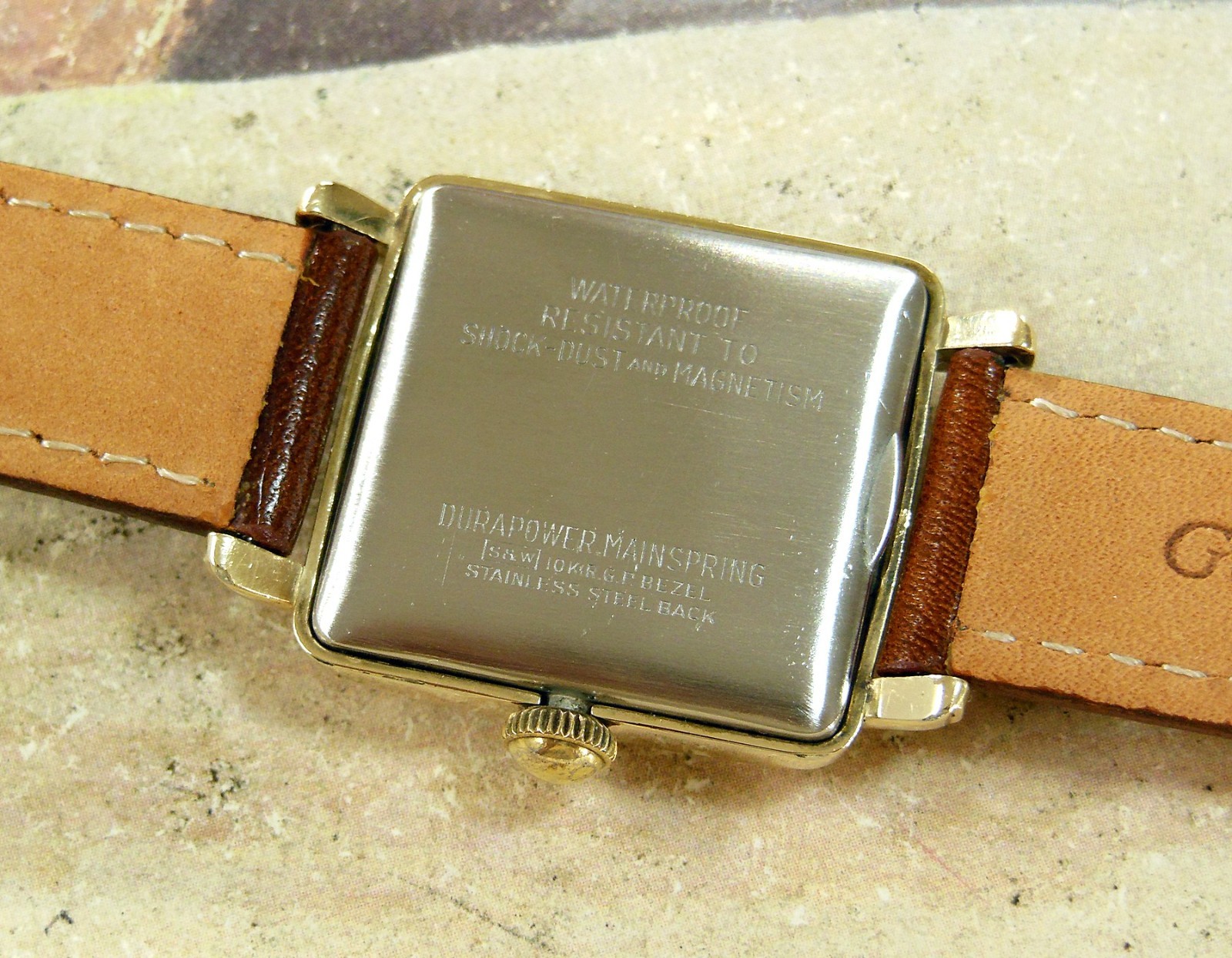 1950’s Vintage ELGIN SHOCKMASTER, Stunning Silver Dial, Serviced