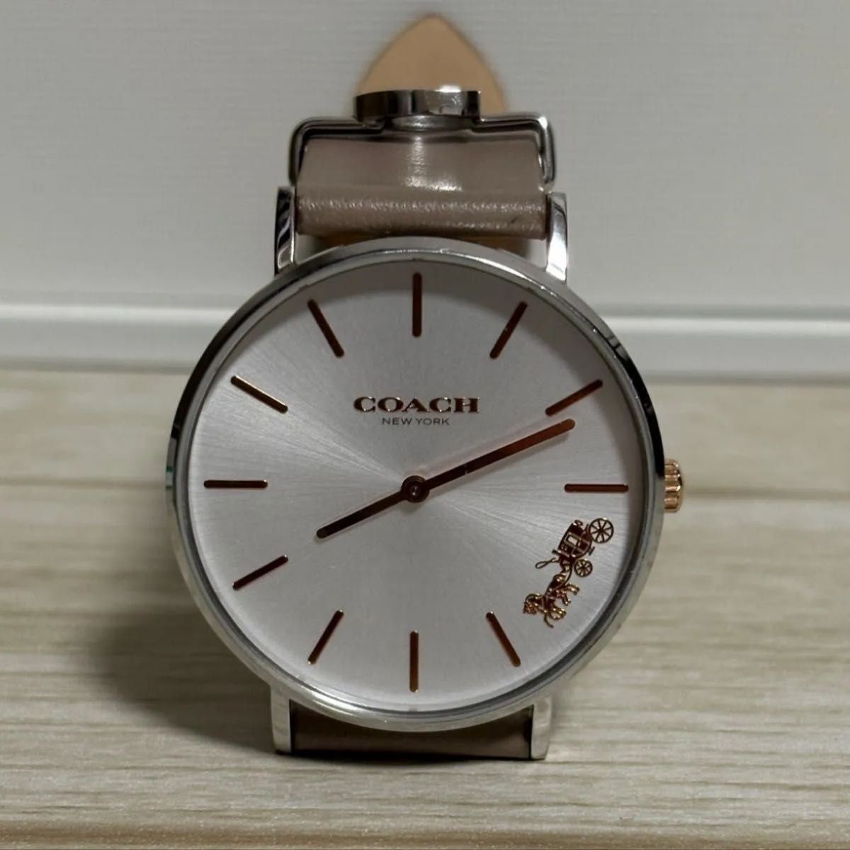 COACH ladies wristwatch beige