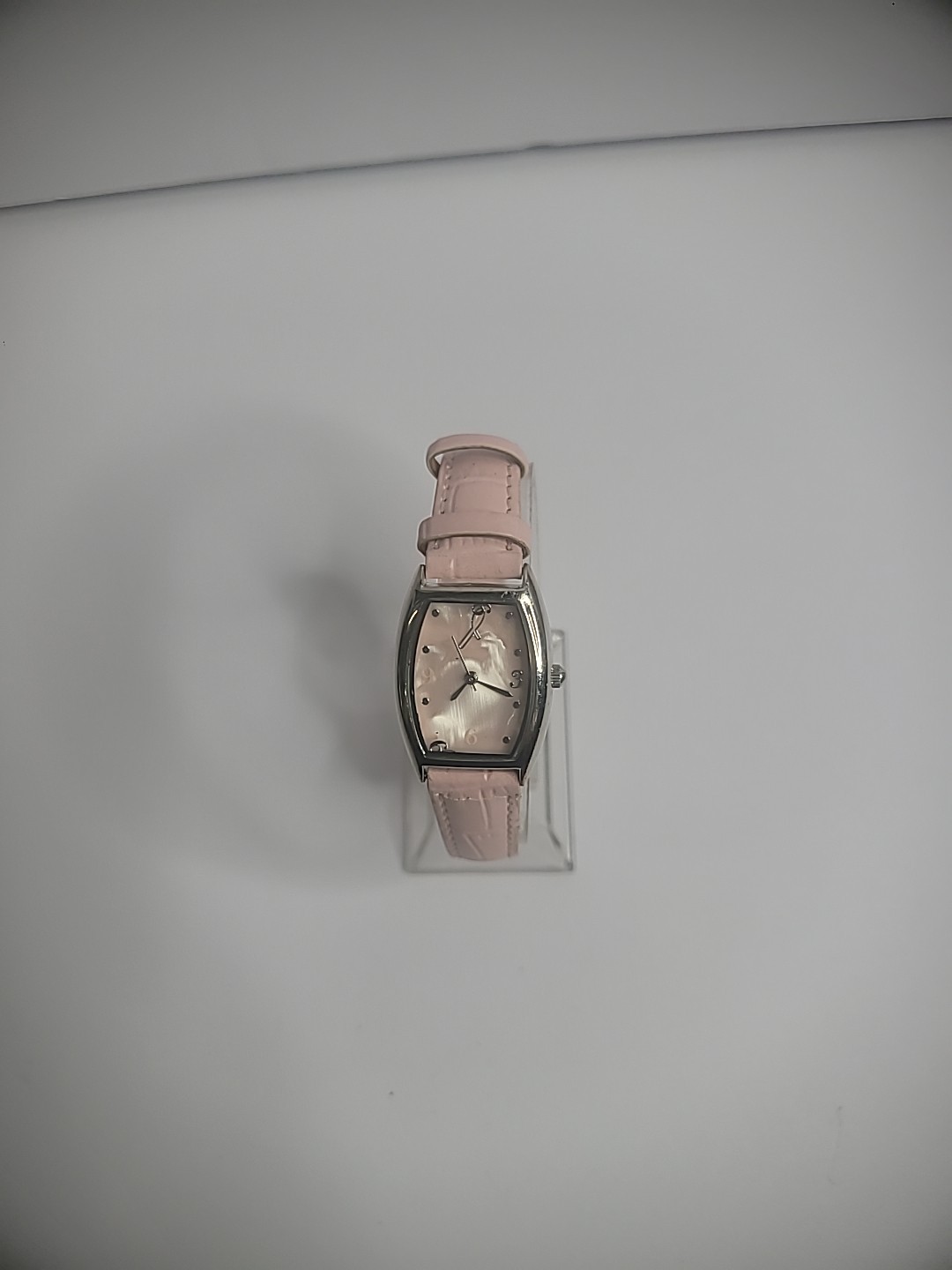 Vintage Wristwatch Watch Womens Pink Breast Cancer Awareness Jewelry Costume