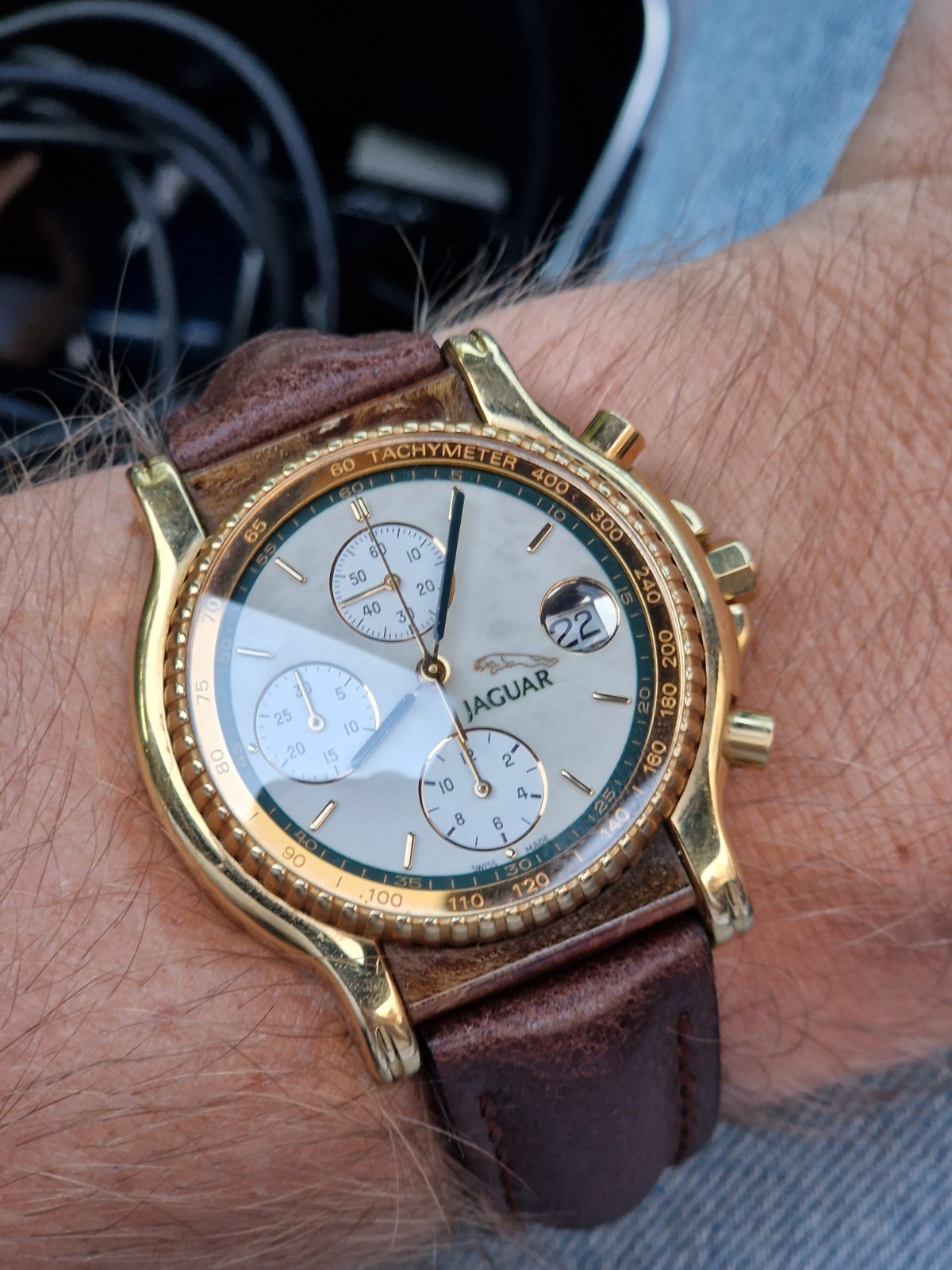 Jaguar Chronograph – Ref 4600 “XK” 18k Gold LIMITED EDITION – RARE
