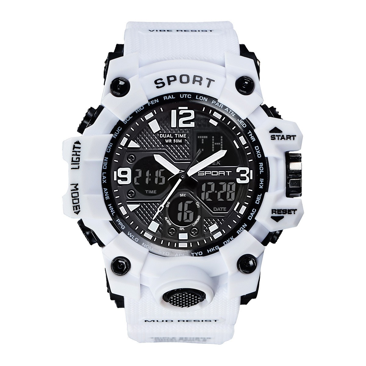 Men’s Digital Sports Watch LED Luminous Waterproof Electronic Watch for Students