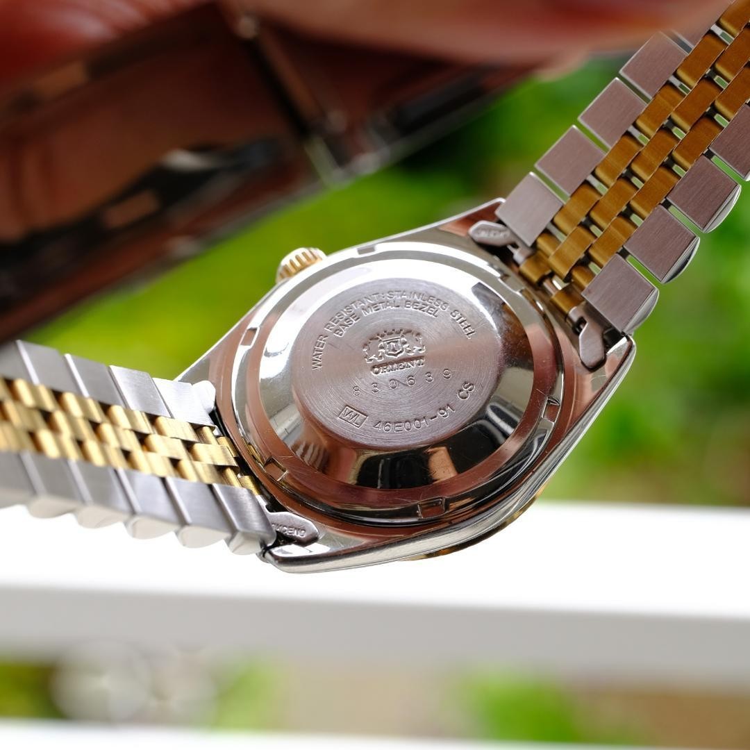 ORIENT President Automatic Day Date 36mm Sapphire Rare Vintage With Box Used