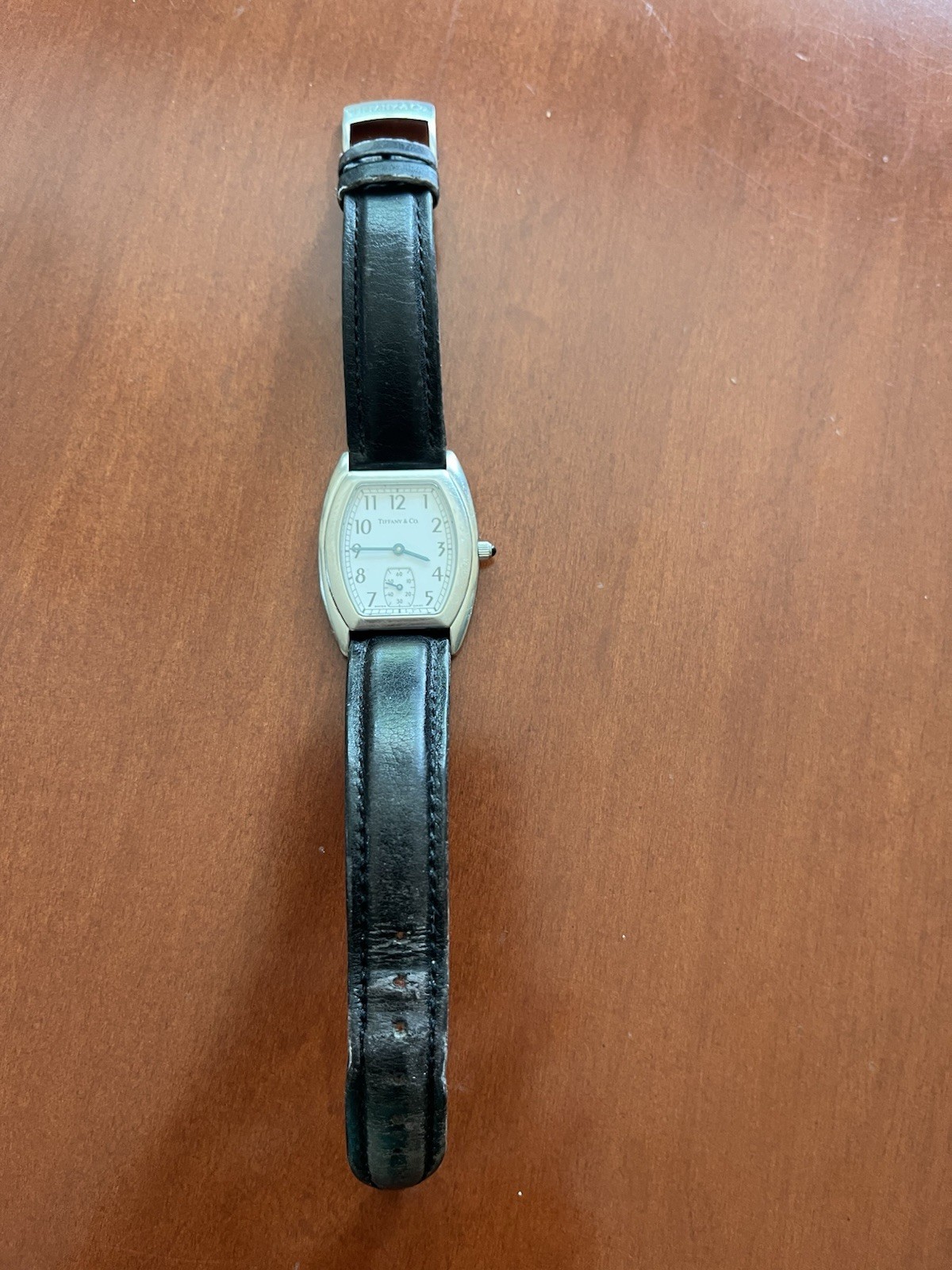 Vintage Tiffany & Co. Ladies Tonneau Watch – Quartz – Original Leather Strap