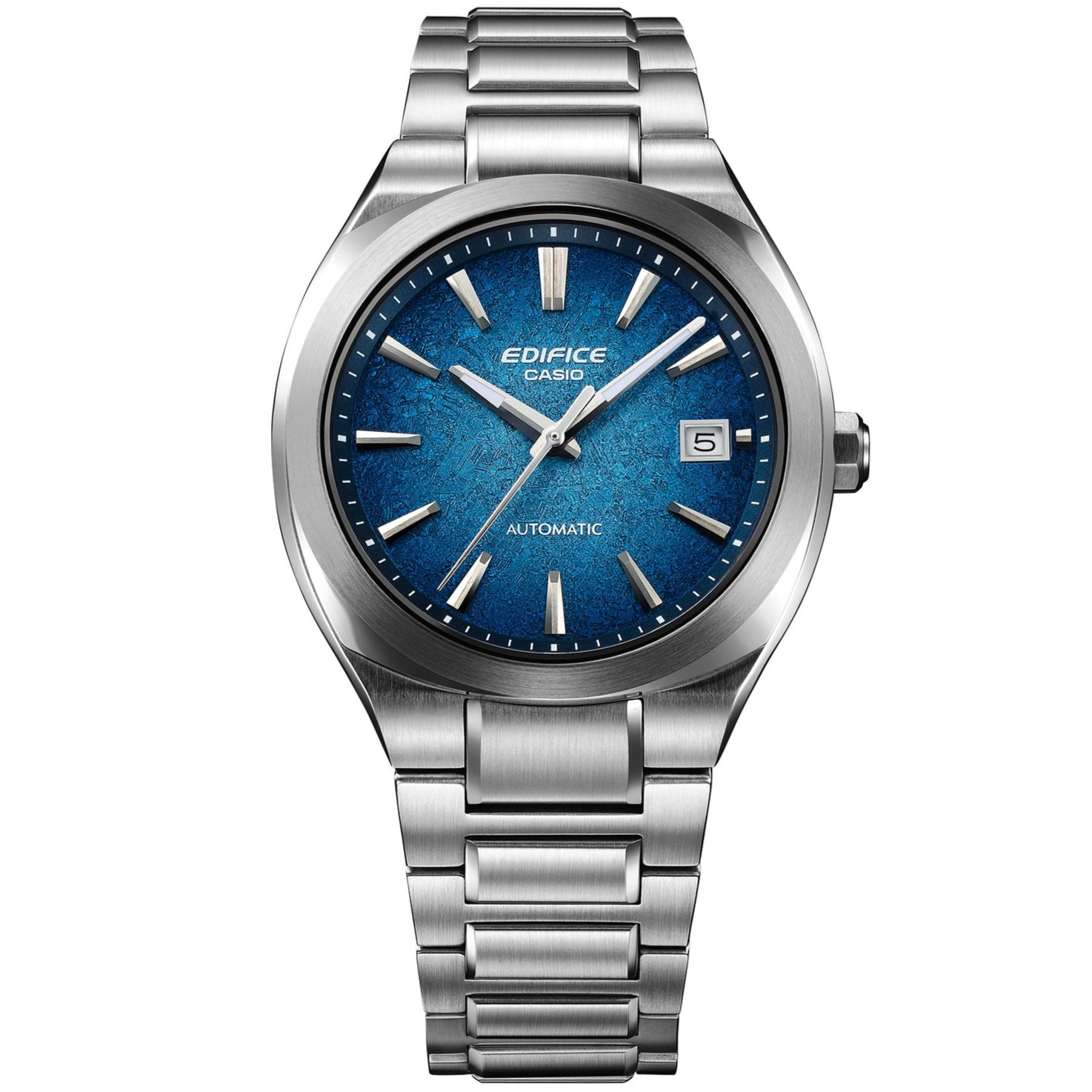 CASIO EDIFICE EFK-200D-2AJF Automatic Blue Electroformed Gradient Dial 38mm