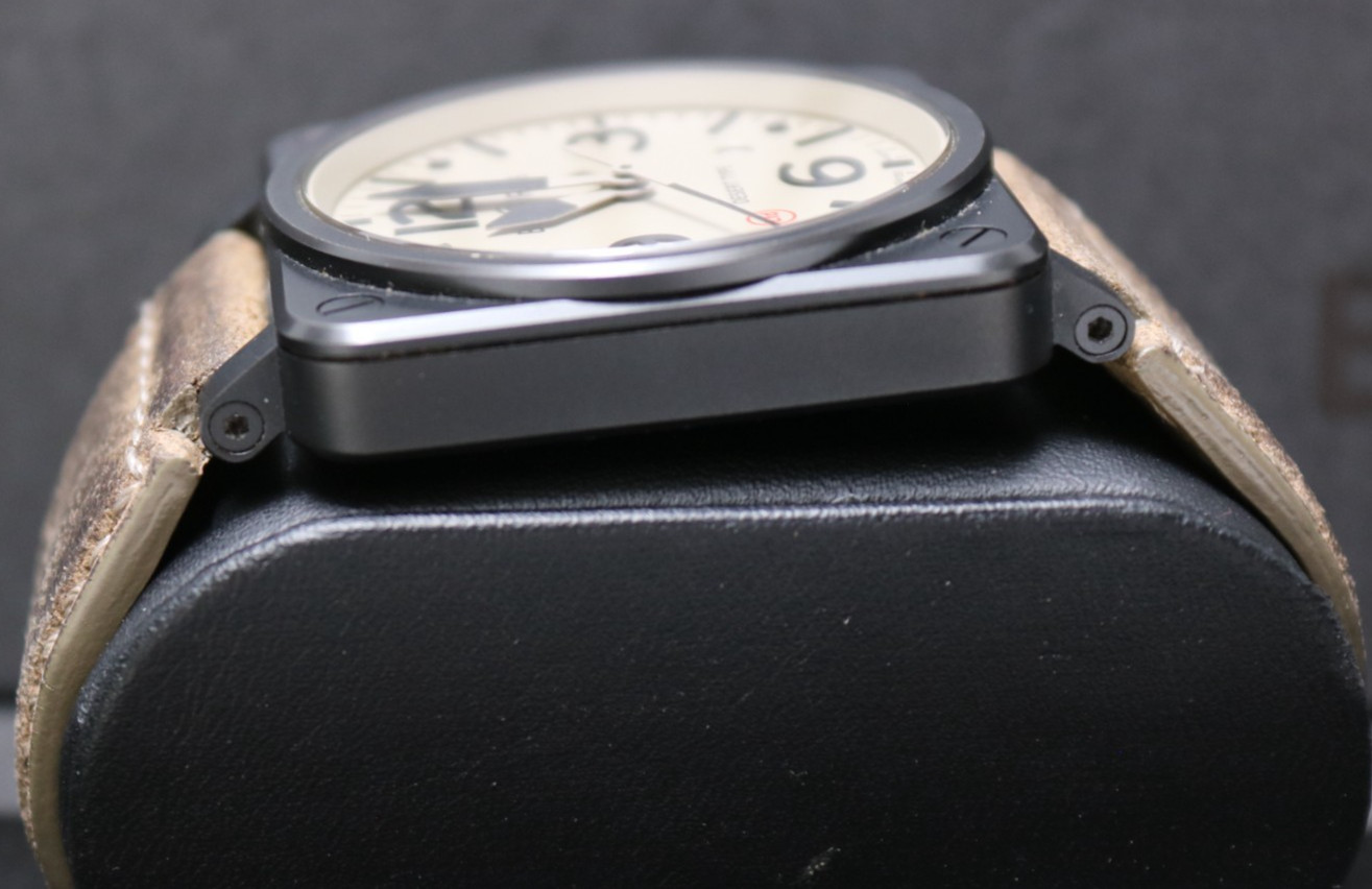 Bell & Ross BR03-92 Desert Type 42mm Matte Black Ceramic Automatic Date Watch