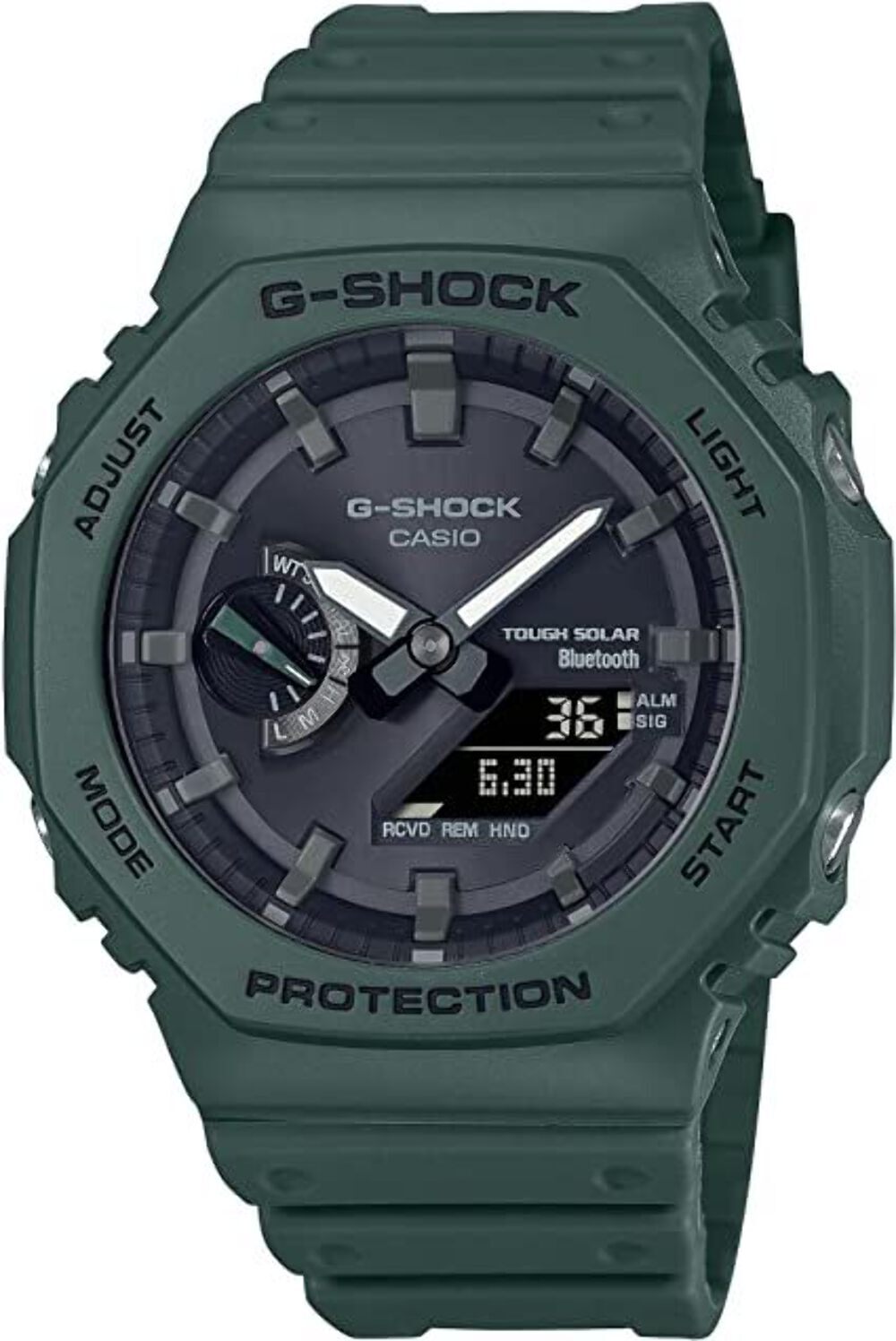 Casio G-Shock Green Ana-Digi Mobile Link Bluetooth Watch GAB2100-3A