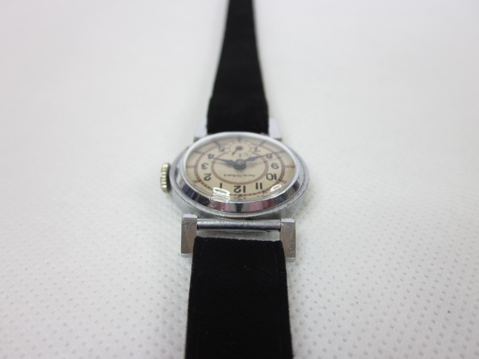ANCRE 15 JEWELS MOVEMENT STILL MECHANICAL WRISTWATCH X WOMEN WORKING