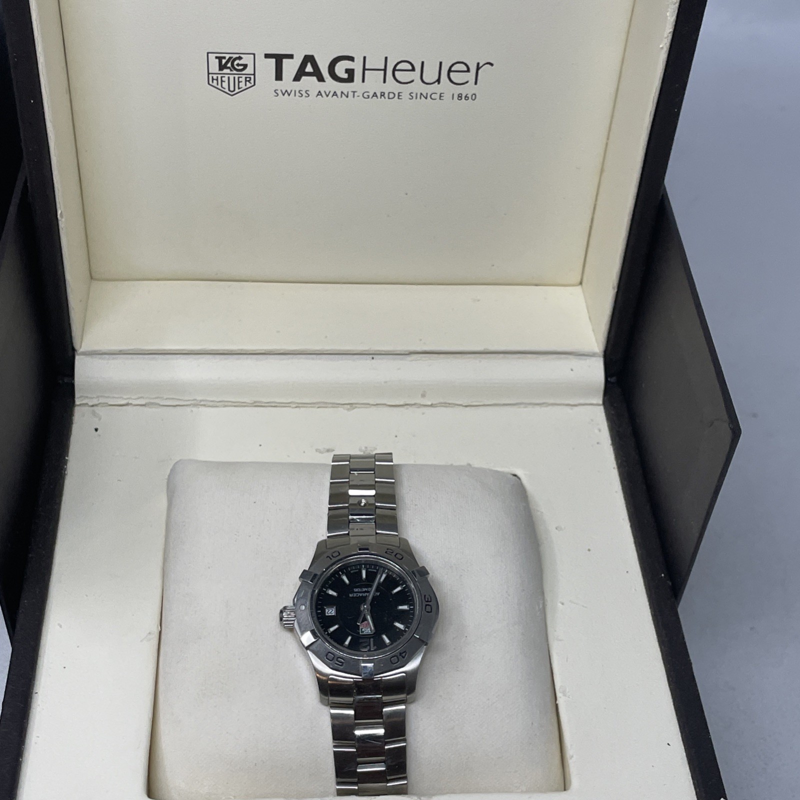 TAG Heuer WAF1412.BA0823 Womens Aquaracer Quartz Watch Silver 300M W Paperwork