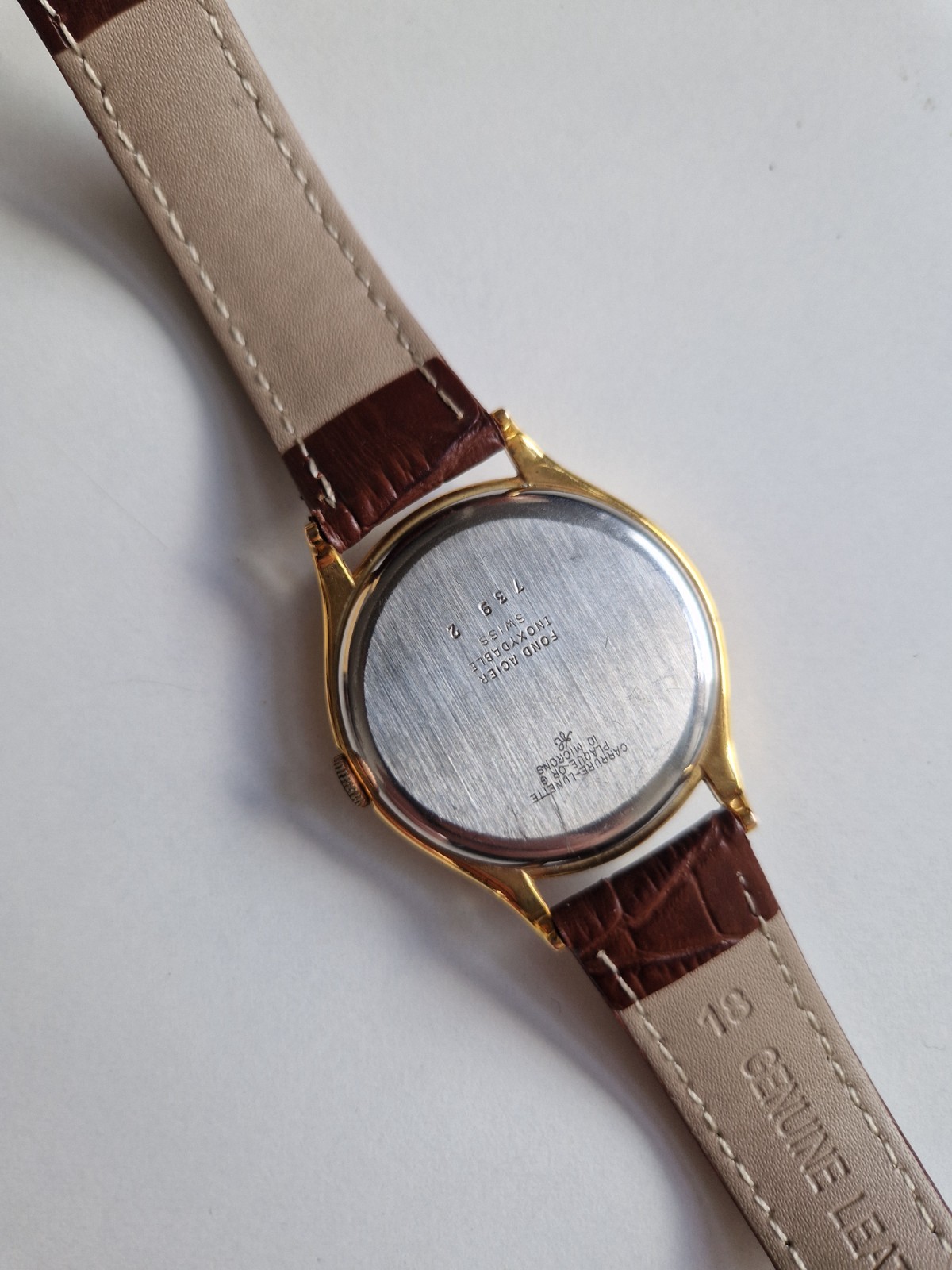 NACAR, 17 jewels, manual wind, AS/Adolph Schild/ 1430, 37 mm, Swiss 1970