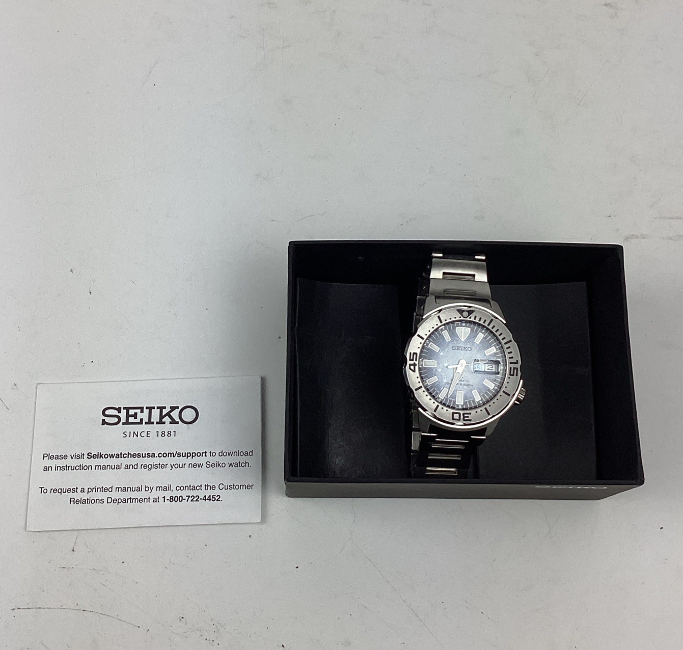 SEIKO Prospex SRPG57 Save The Ocean Special Edition Men’s Stainless Steel Watch