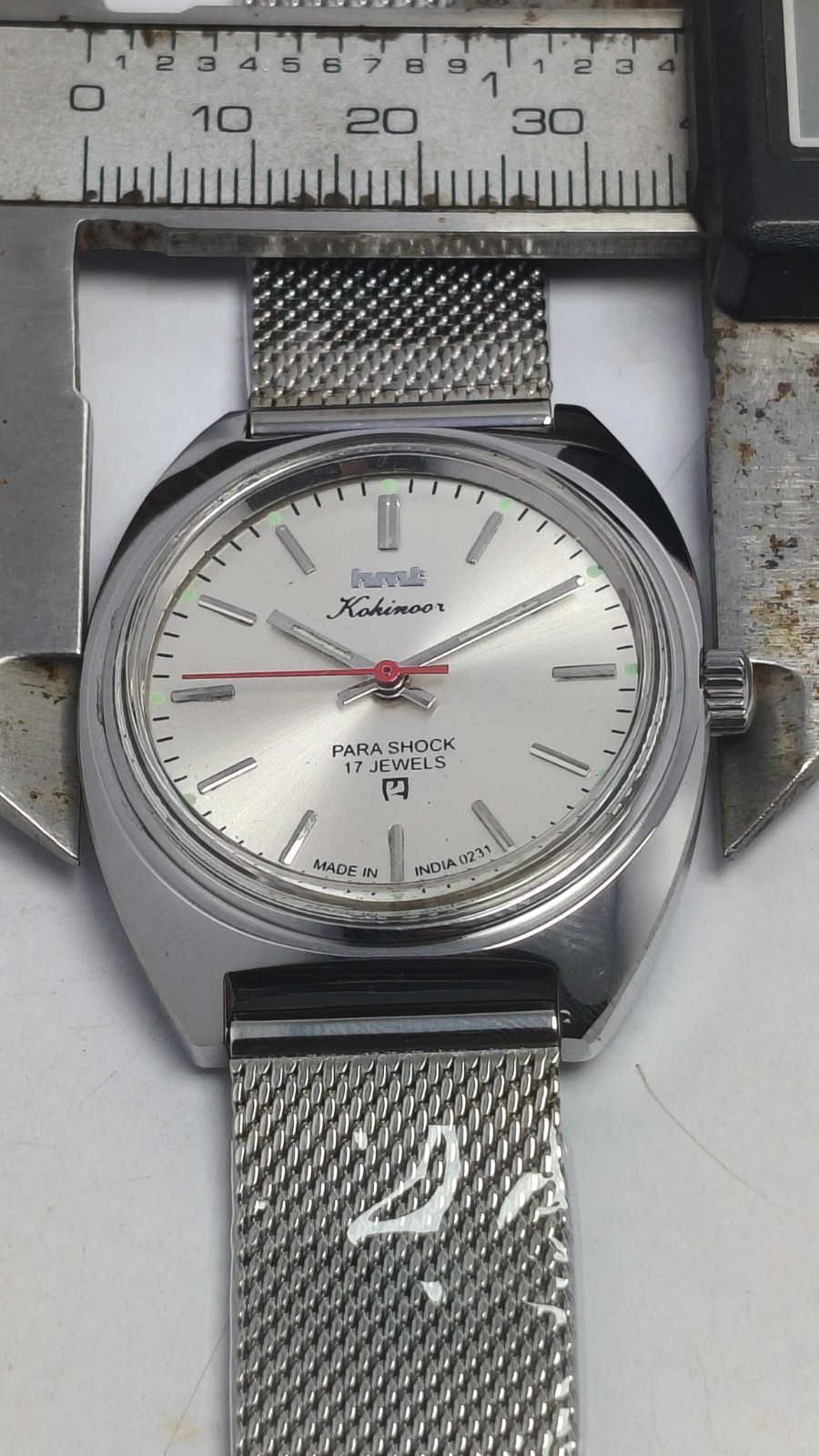 HMT Kohinoor 17 Jewels Winding Wrist Watch For Men’s In Working Condition