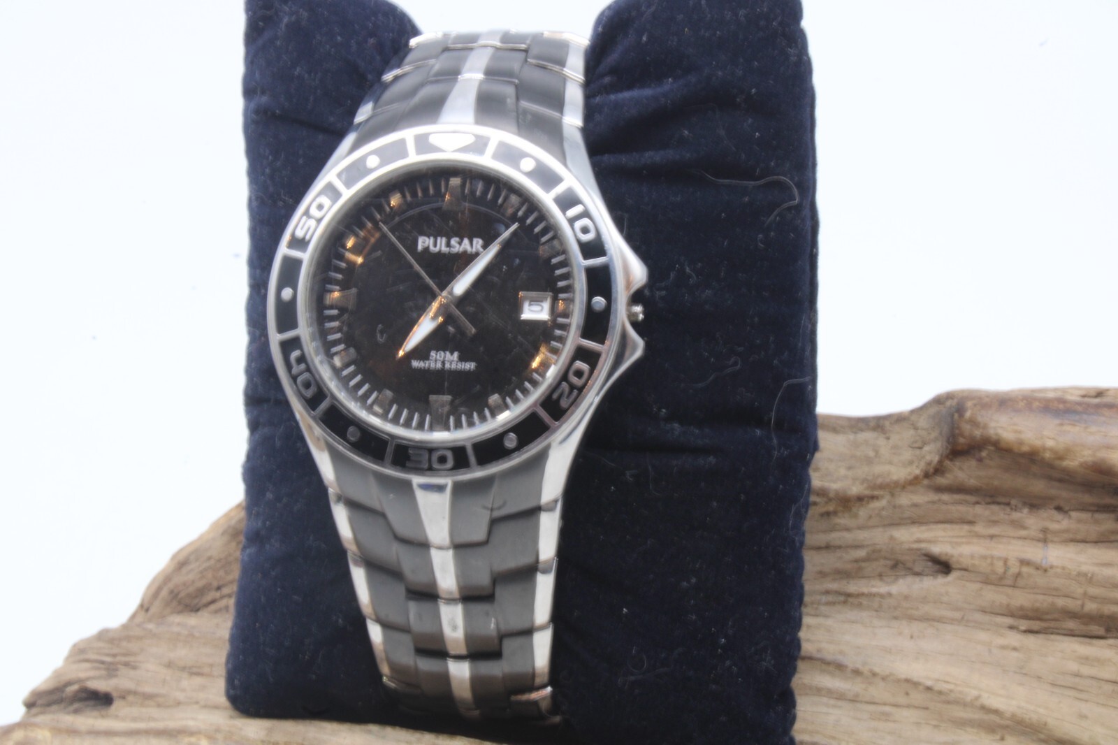 PULSAR QUARTZ MEN’S DIVER WRIST WATCH 42.1mm 13.4mm LUG FOR REPAIR (DR3)