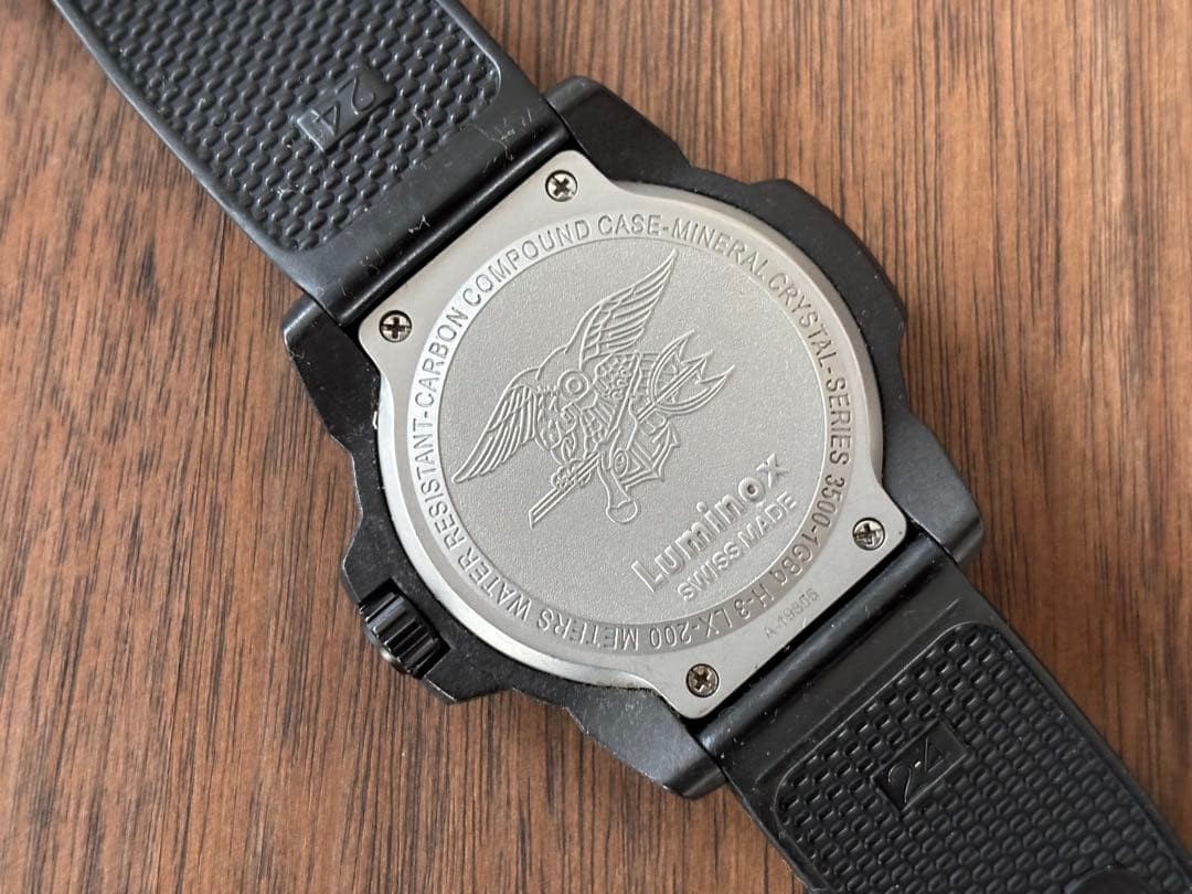 LUMINOX Navy Seal 3500 Series Quartz Black Watch
