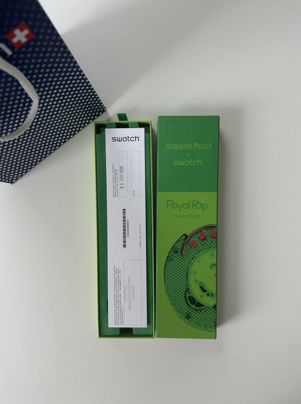 Swatch x Audemars Piguet AP Bioceramic Royal Pop Green Eight ✅100% AUTHENTIC✅