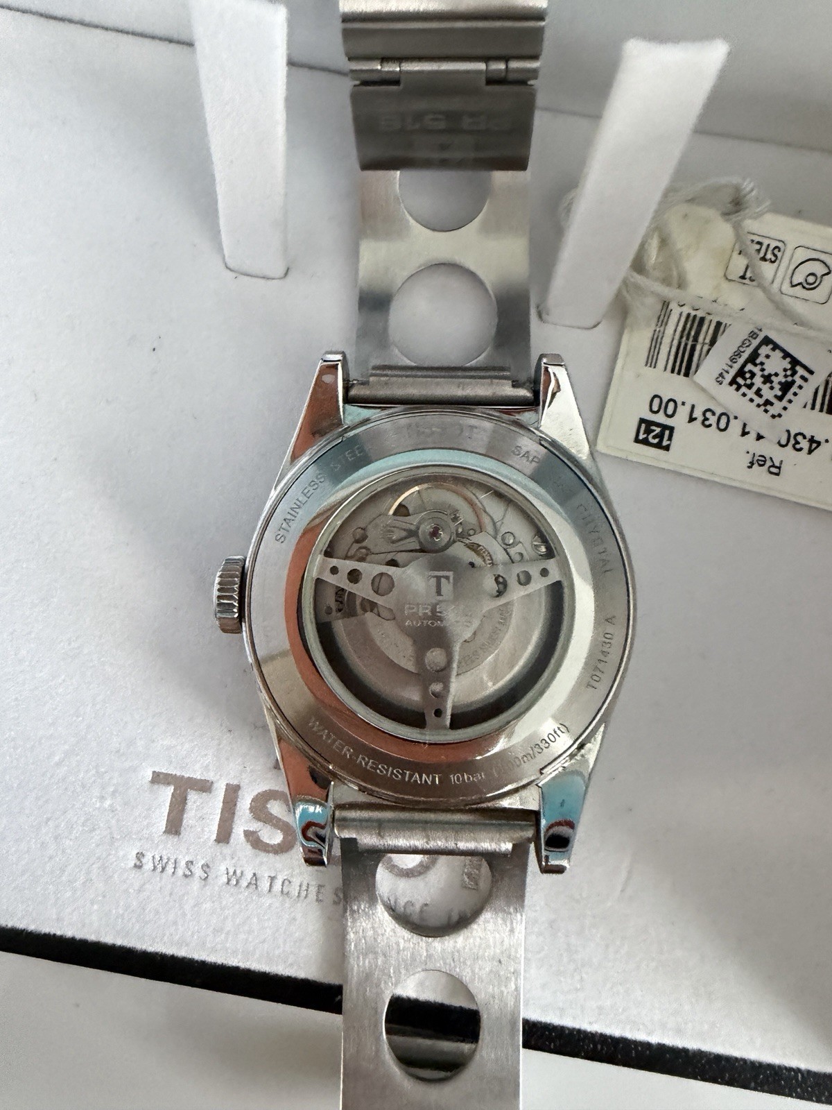 Tissot Seastar PR 516 GL Auto Day/Date Silver Dial 100m 43mm w/ Box