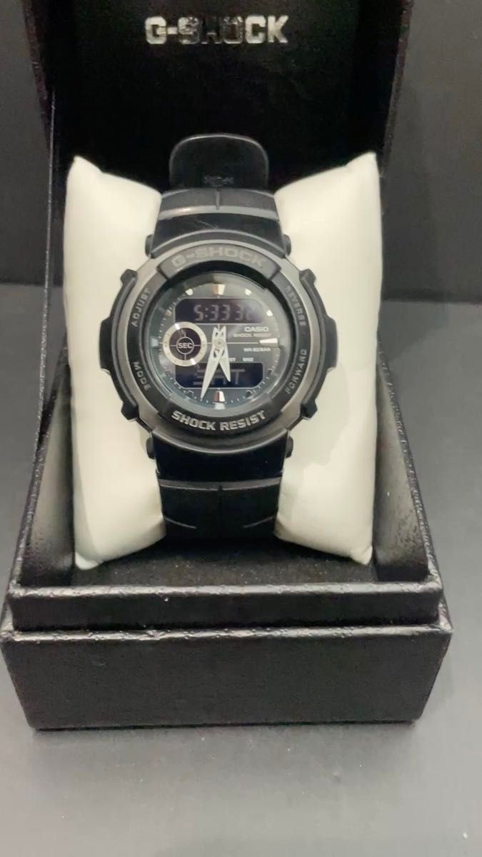 CASIO G-SHOCK G-300-3AJF G-SPIKE Digital Watch Black Used Japan