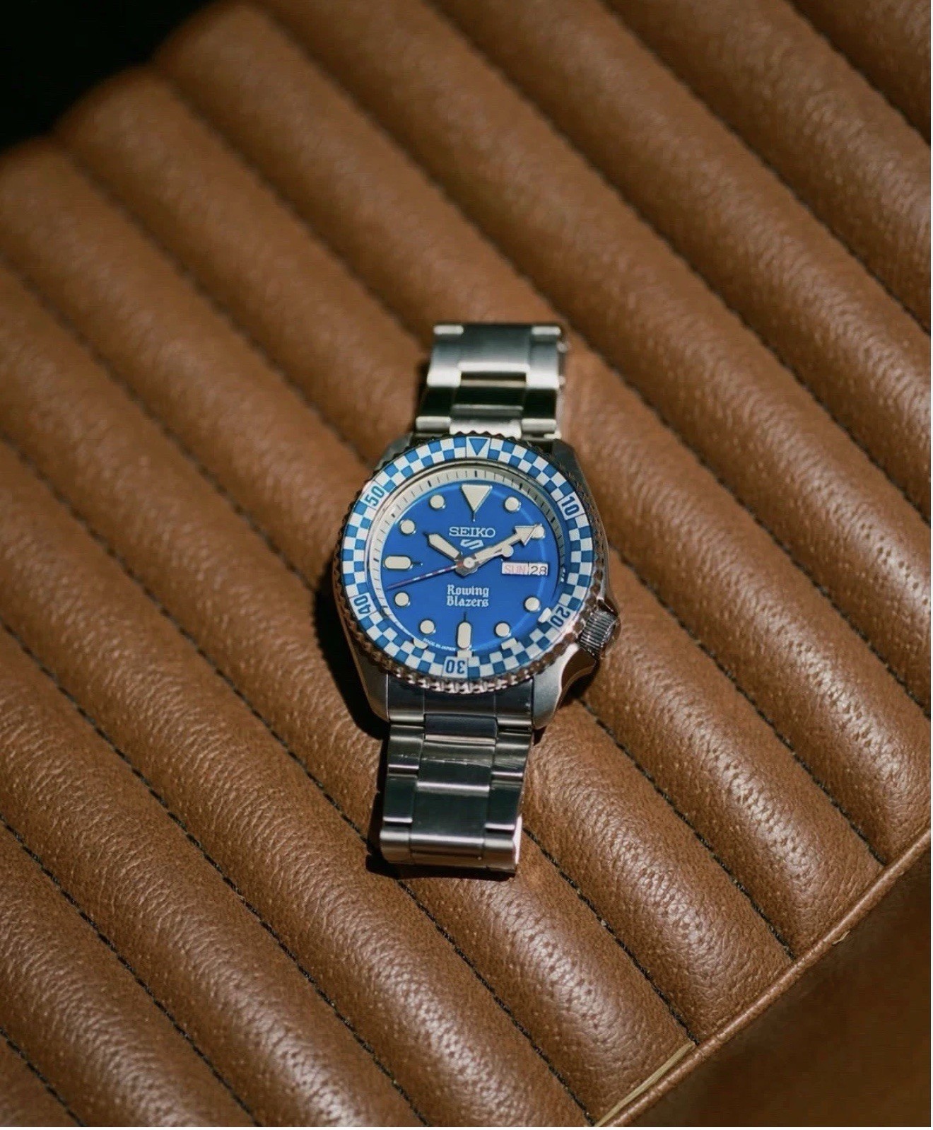 Seiko X Rowing Blazers Rally Diver 42.5mm Blue
