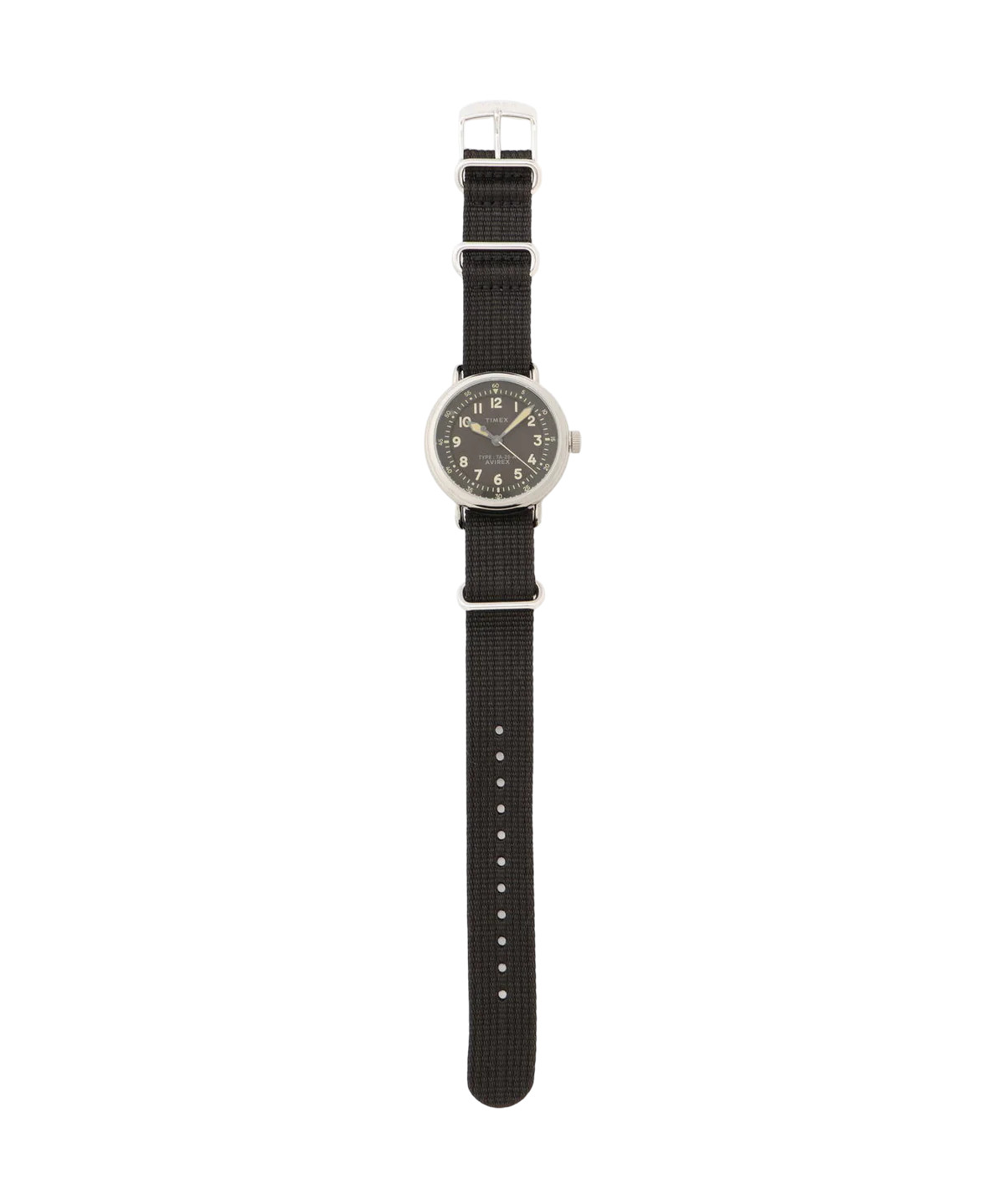 AVIREX TIMEX TYPE-25A 38mm Black Watch Polish MIDGET Reissue AVIREX 50th Anniv.
