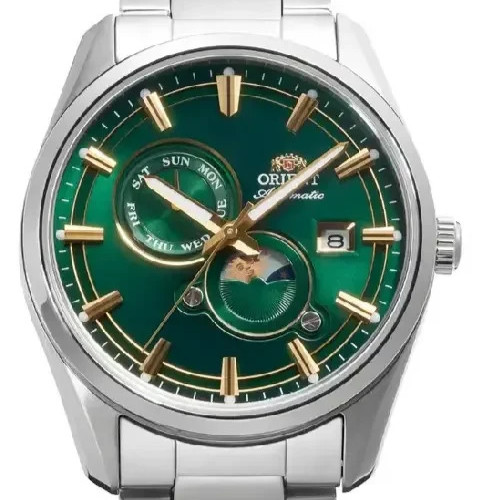 Orient Stretto RA-AK0314E Sun & Moon Automatic 41.5mm New Full Set Men’s Watch