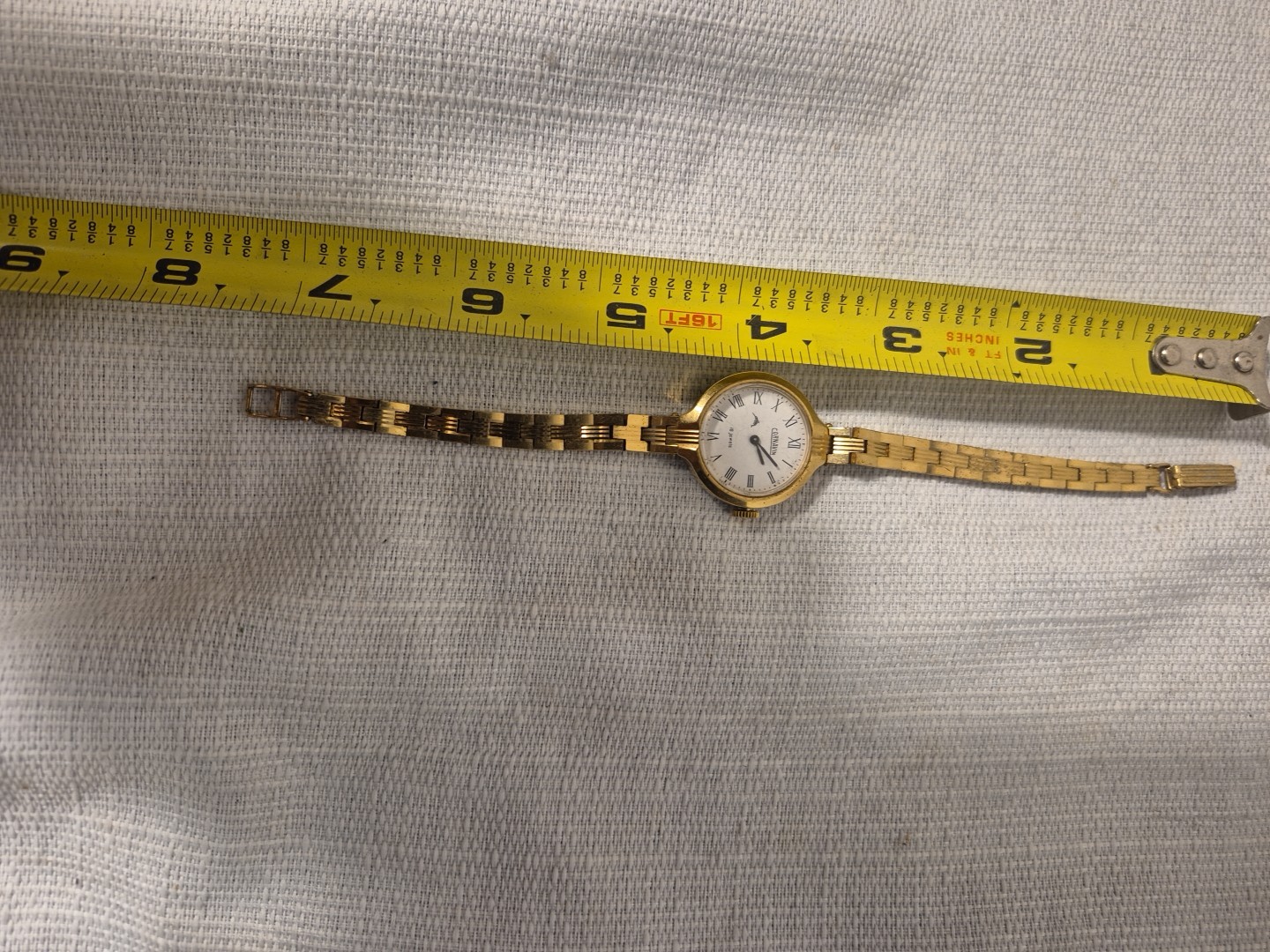 Vintage Cornavin 16 Jewels Womens Watch Au5 Gold Plated Case (parts only)