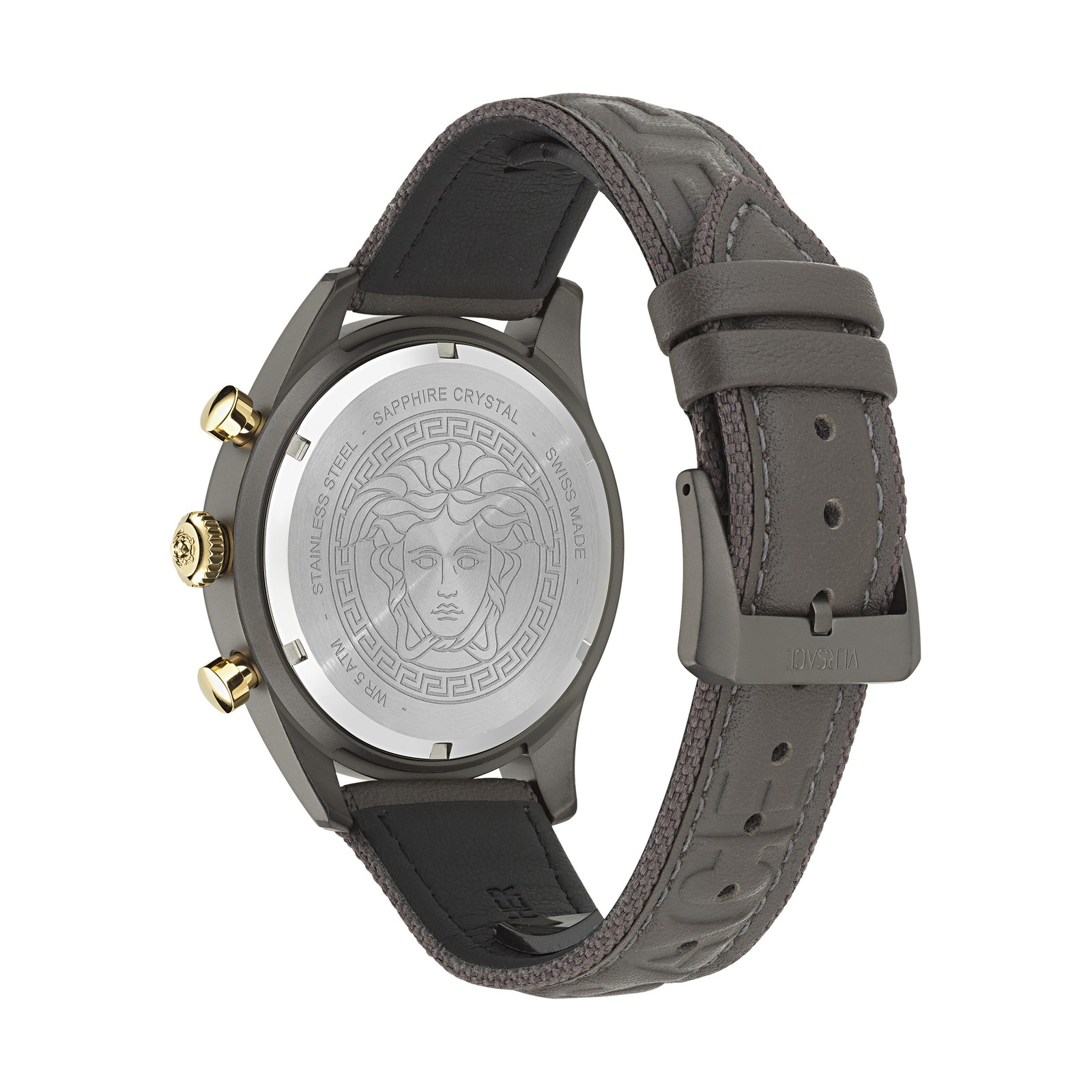 Versace Grey Mens Chronograph Watch Chrono Master VE8R00124